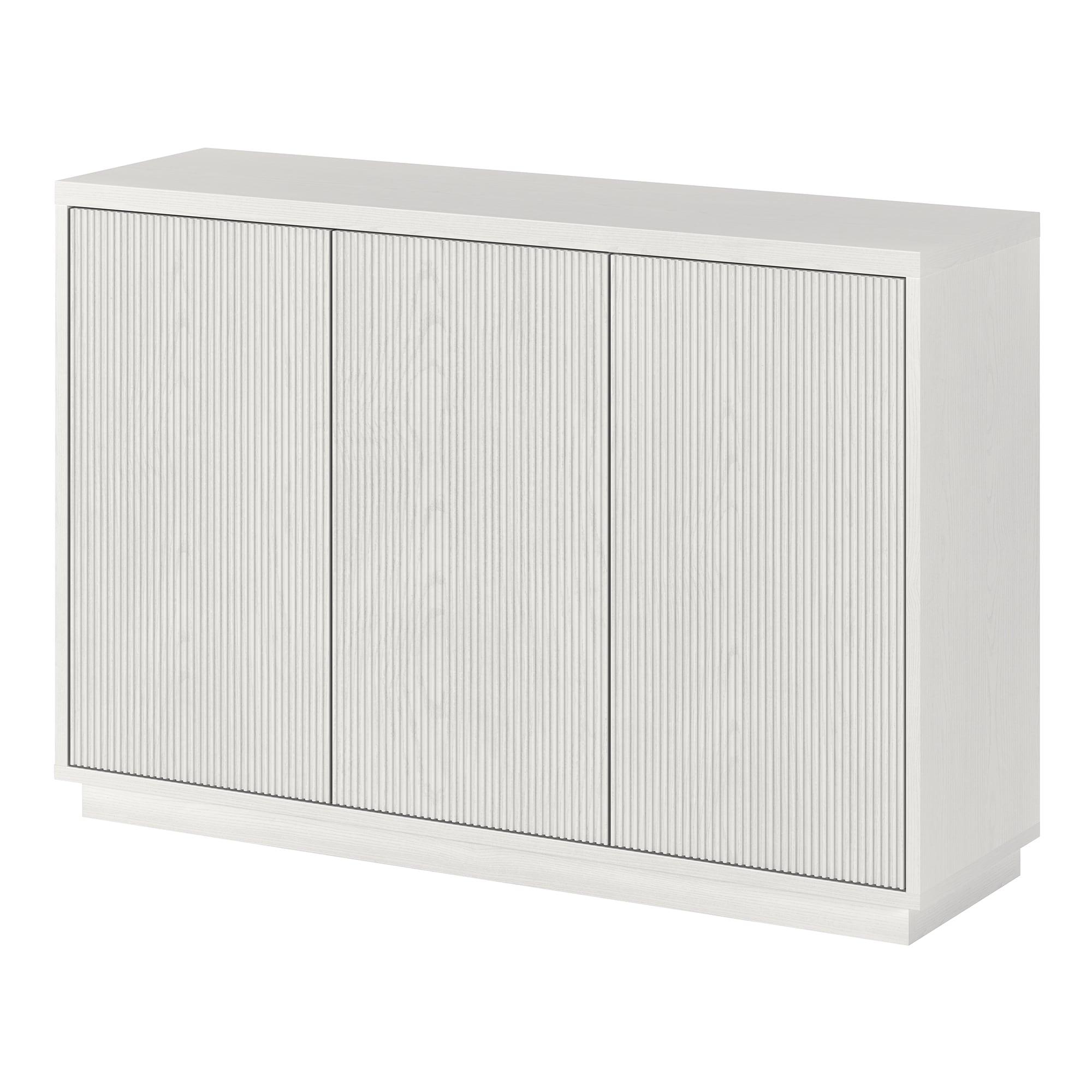 Henn&Hart 47.5" White MDF Buffet Table