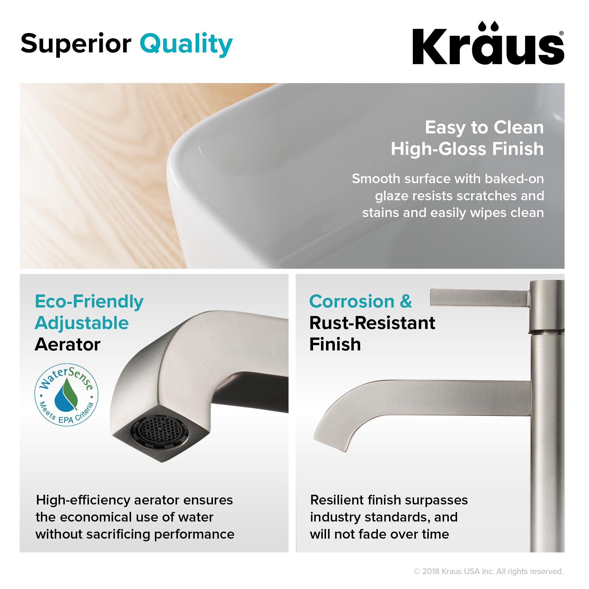 Ceramic Ceramic Rectangular Vessel Bathroom Sink