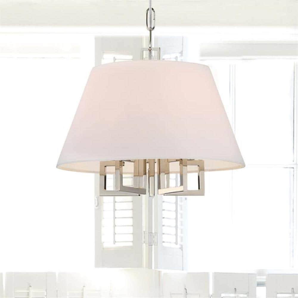 Crystorama Lighting Westwood 5 - Light Chandelier in  Polished Nickel