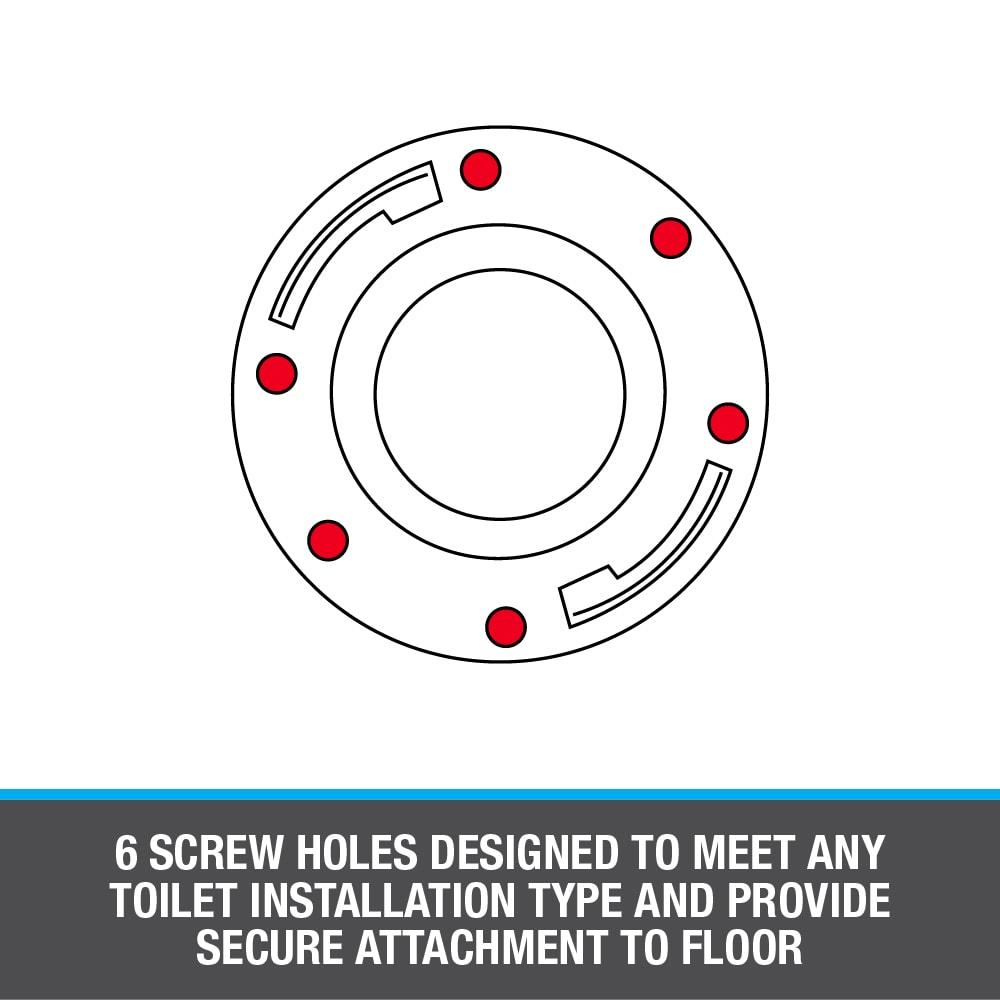 Oatey 43525 Pvc Long Pattern Flange