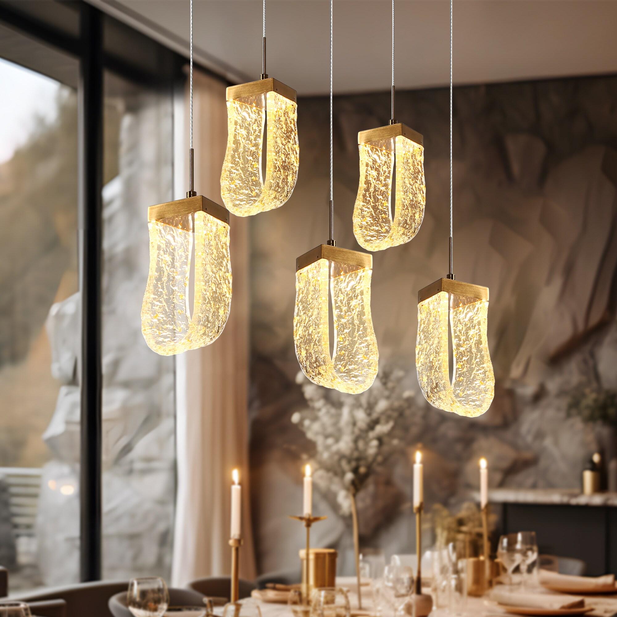 Grigor 5 - Light Kitchen Island Linear LED Pendant