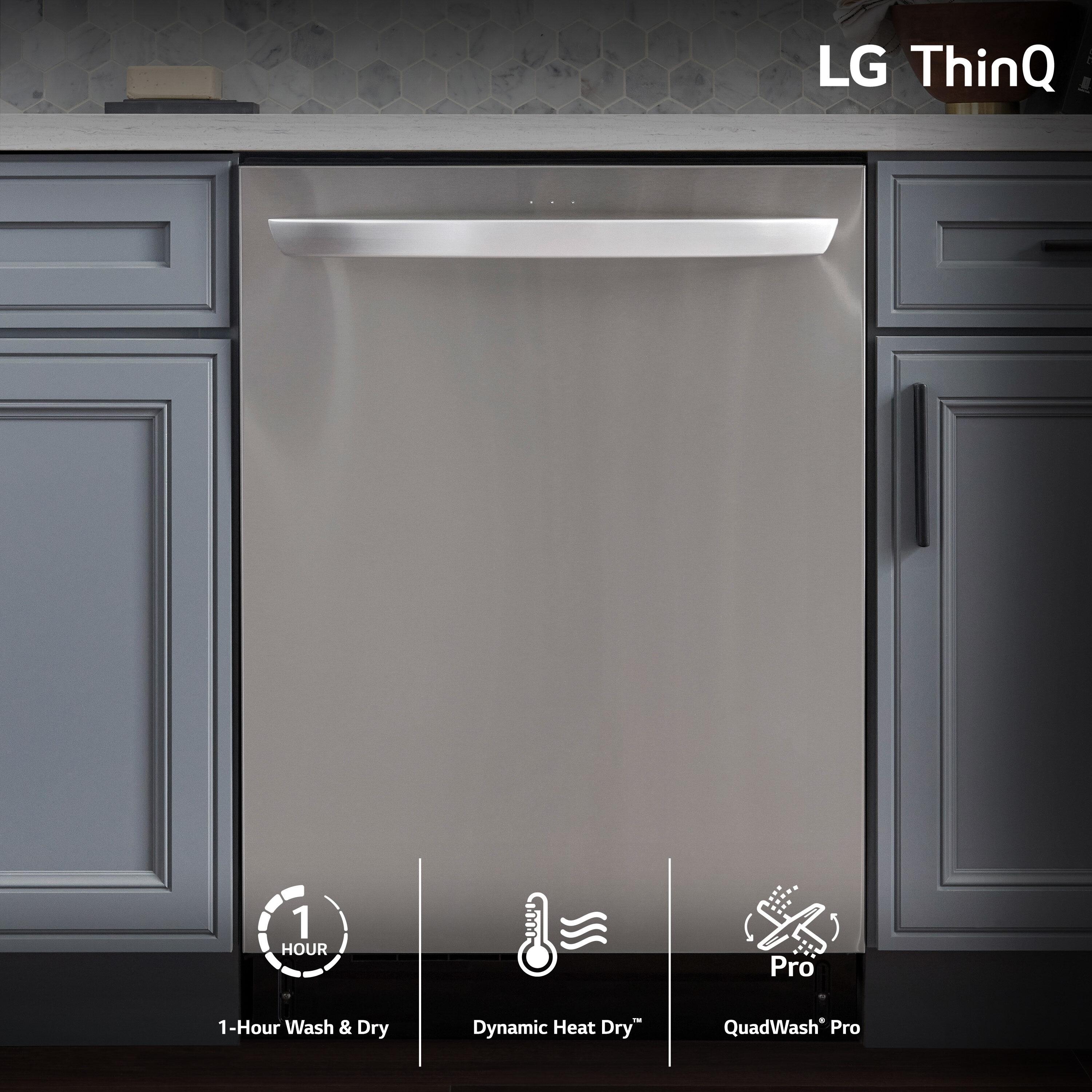 LG LDTH7972S 42 dBA Stainless Steel Top Control Smart Dishwasher