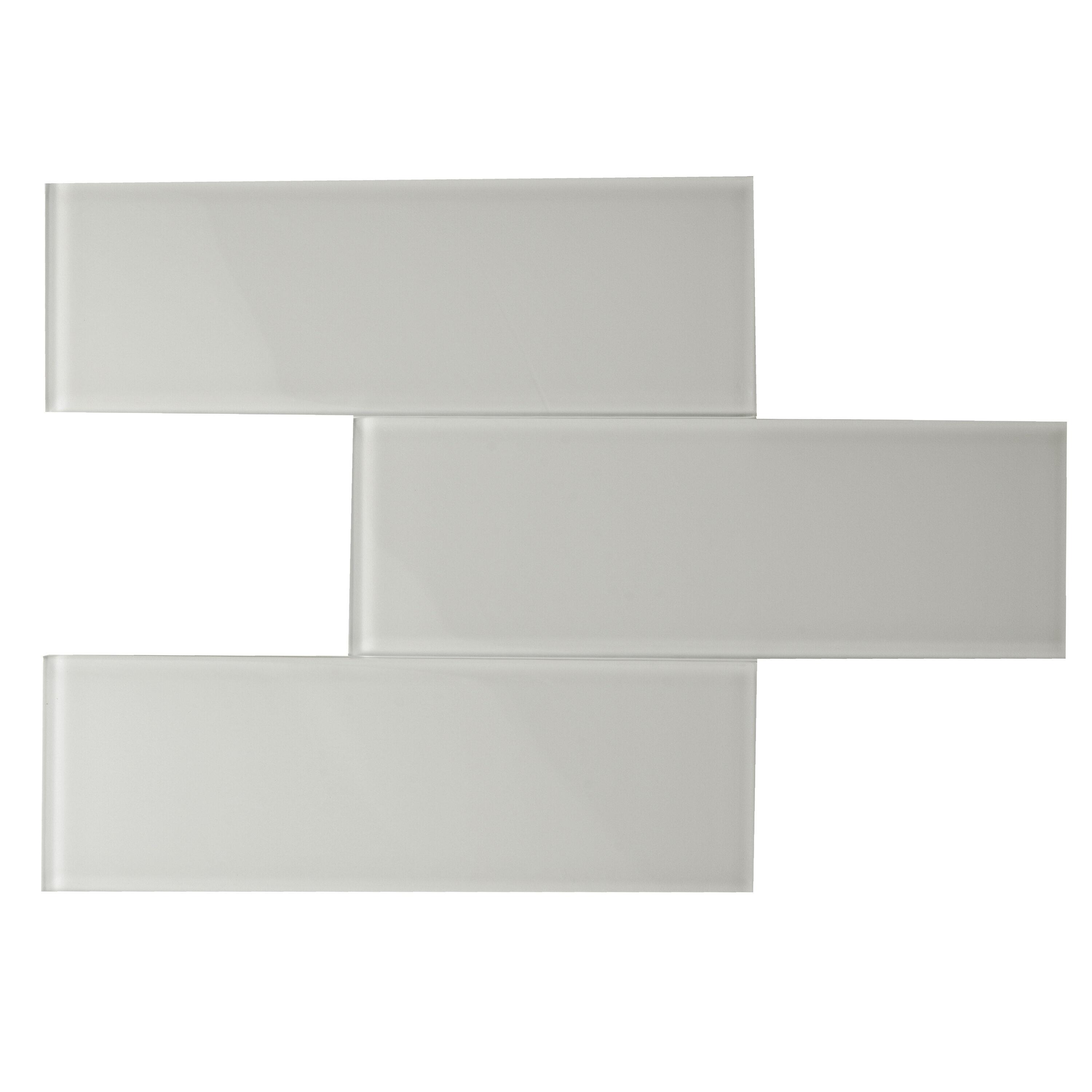3" x 9" Glass Subway Tile