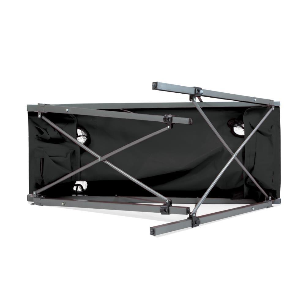 Picnic Time Canvas Travel Table - Black