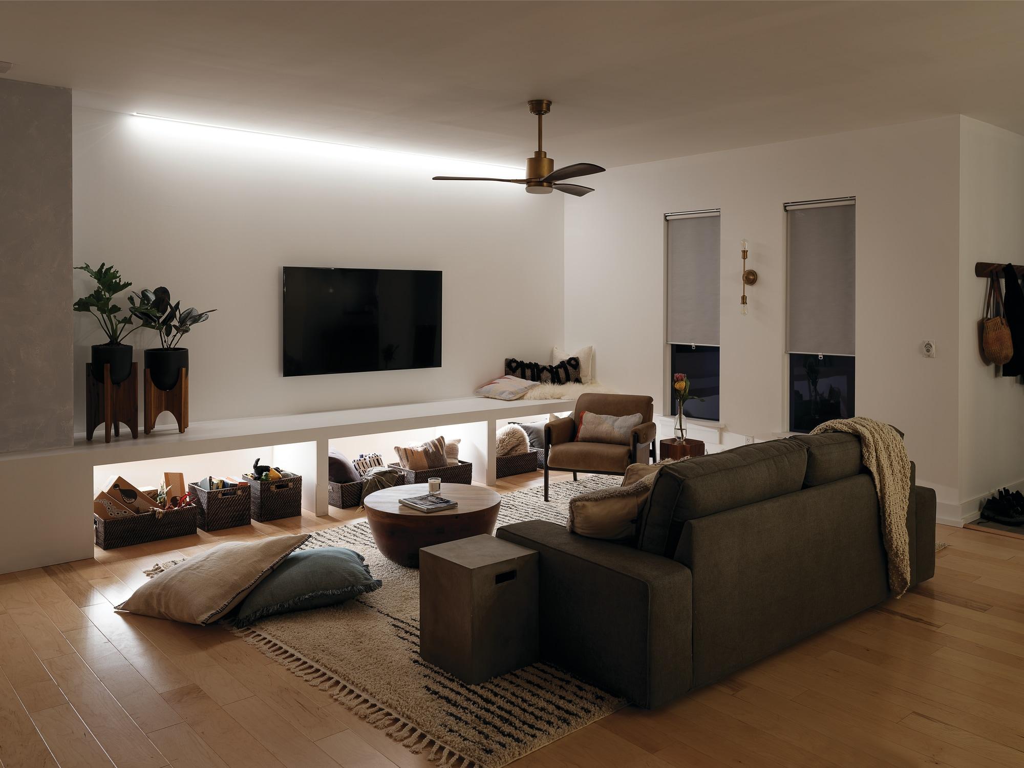 Kichler Lighting - Ceiling Fan - Ridley II - Ceiling Fan with Light Kit - 52