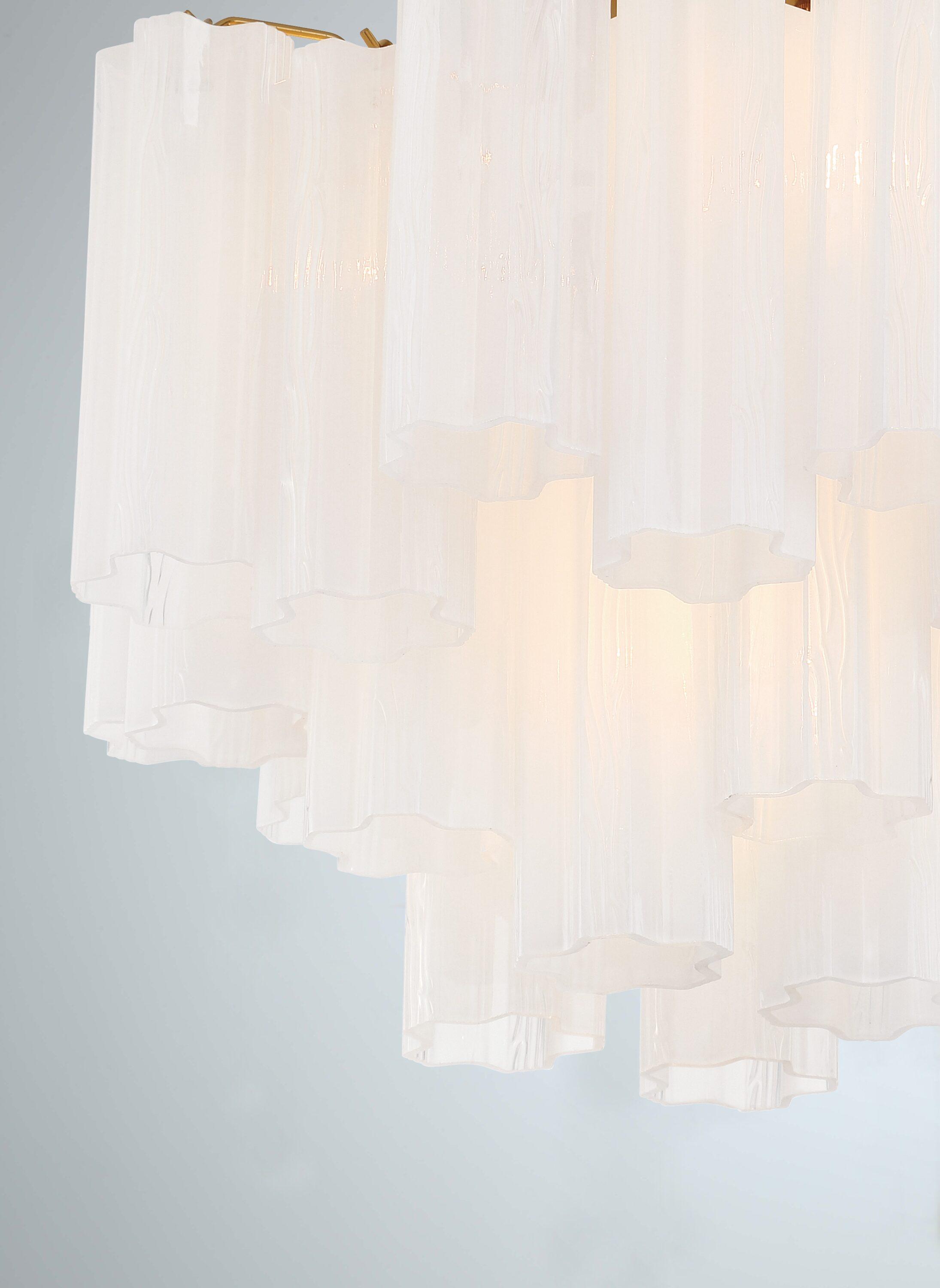Crystorama Lighting Addis 4 - Light Chandelier in  Aged Brass