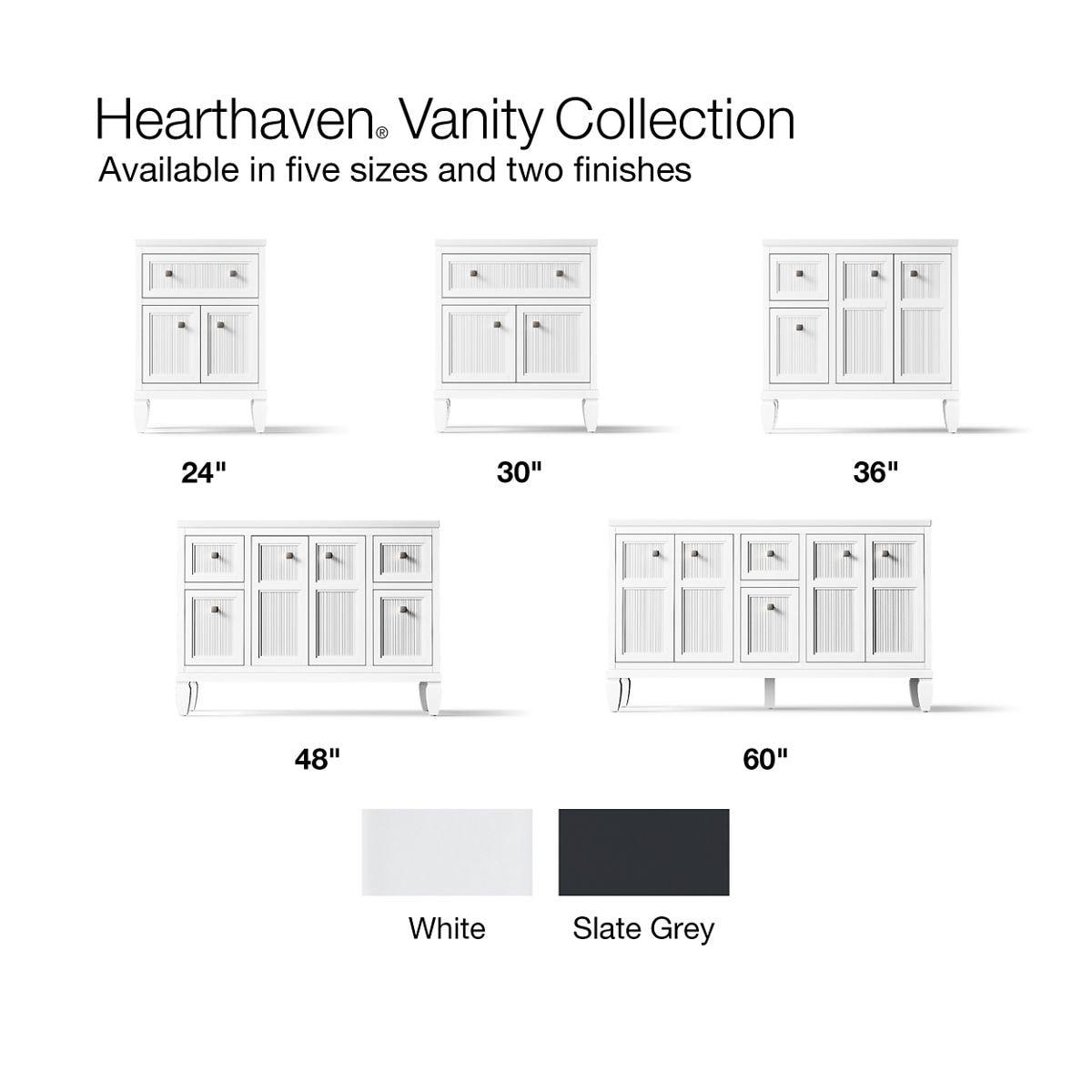 Hearthaven 30'' Free Standing Single Bathroom Vanity Cabinet with Sink and Quartz Top