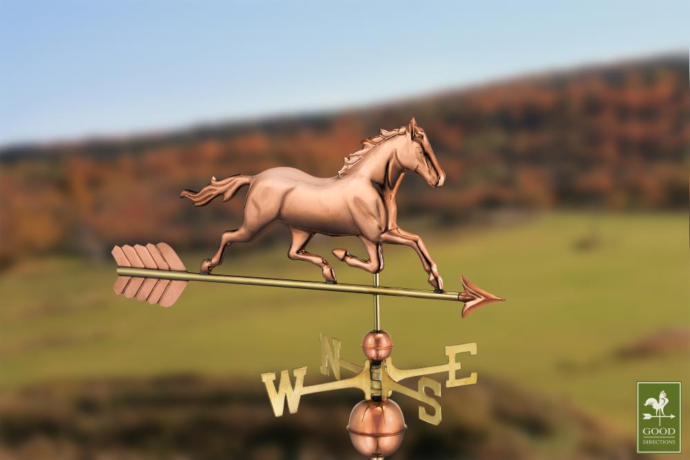 Good Directions 27'' H Metal Animals Weathervane