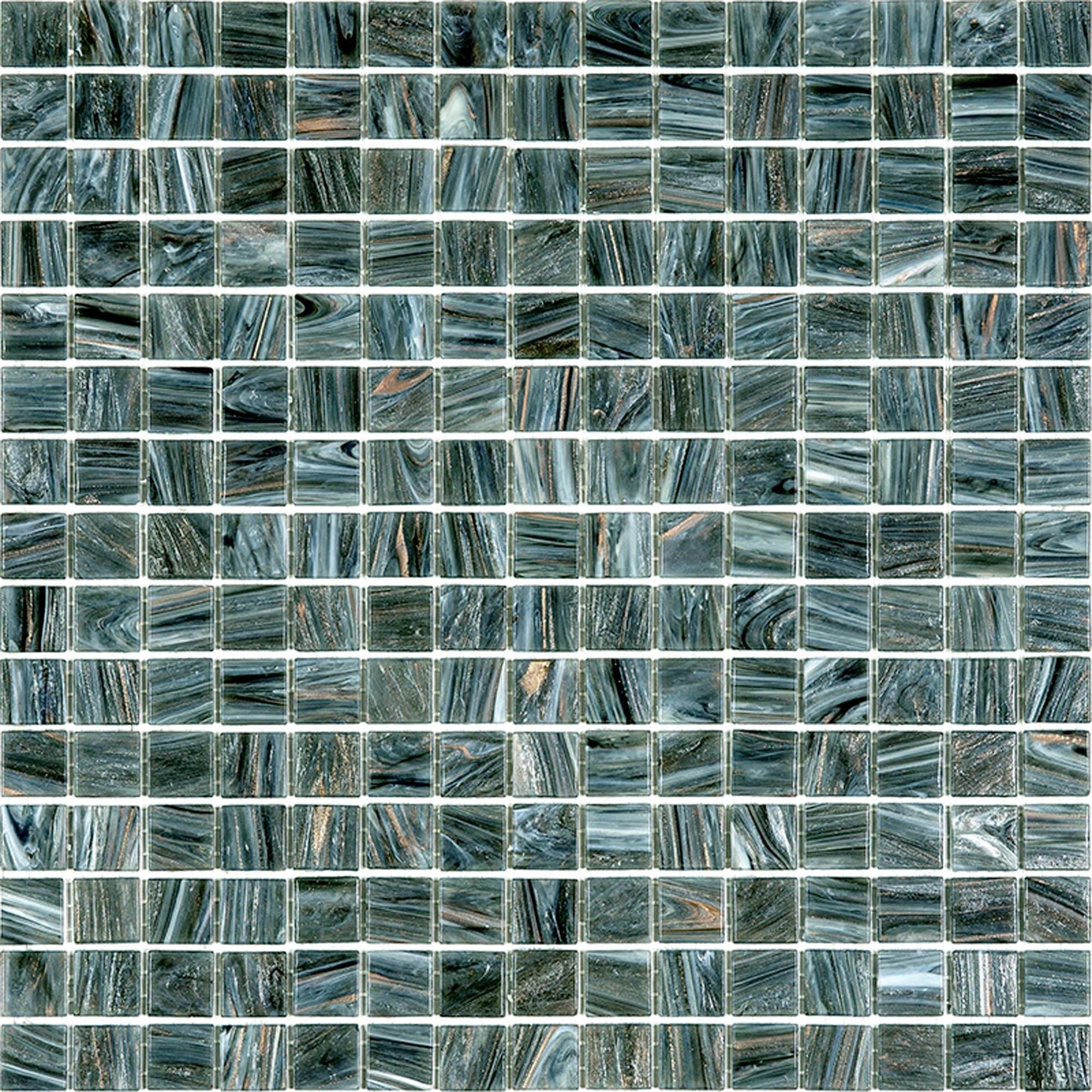 Celestial 0.8" x 0.8" Glass Grid Mosaic Wall & Floor Tile