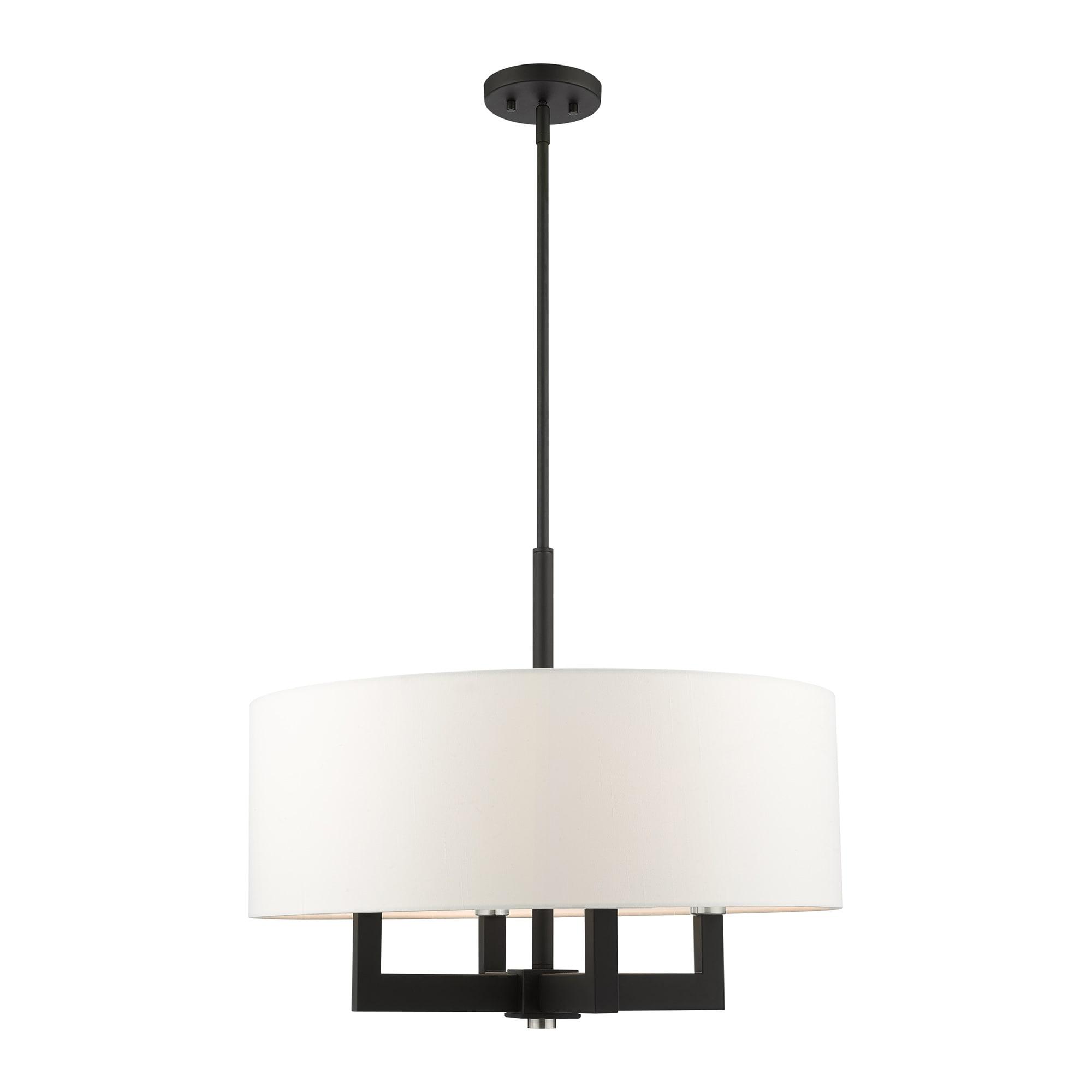 Livex Lighting Cresthaven 4 - Light Chandelier in  Black