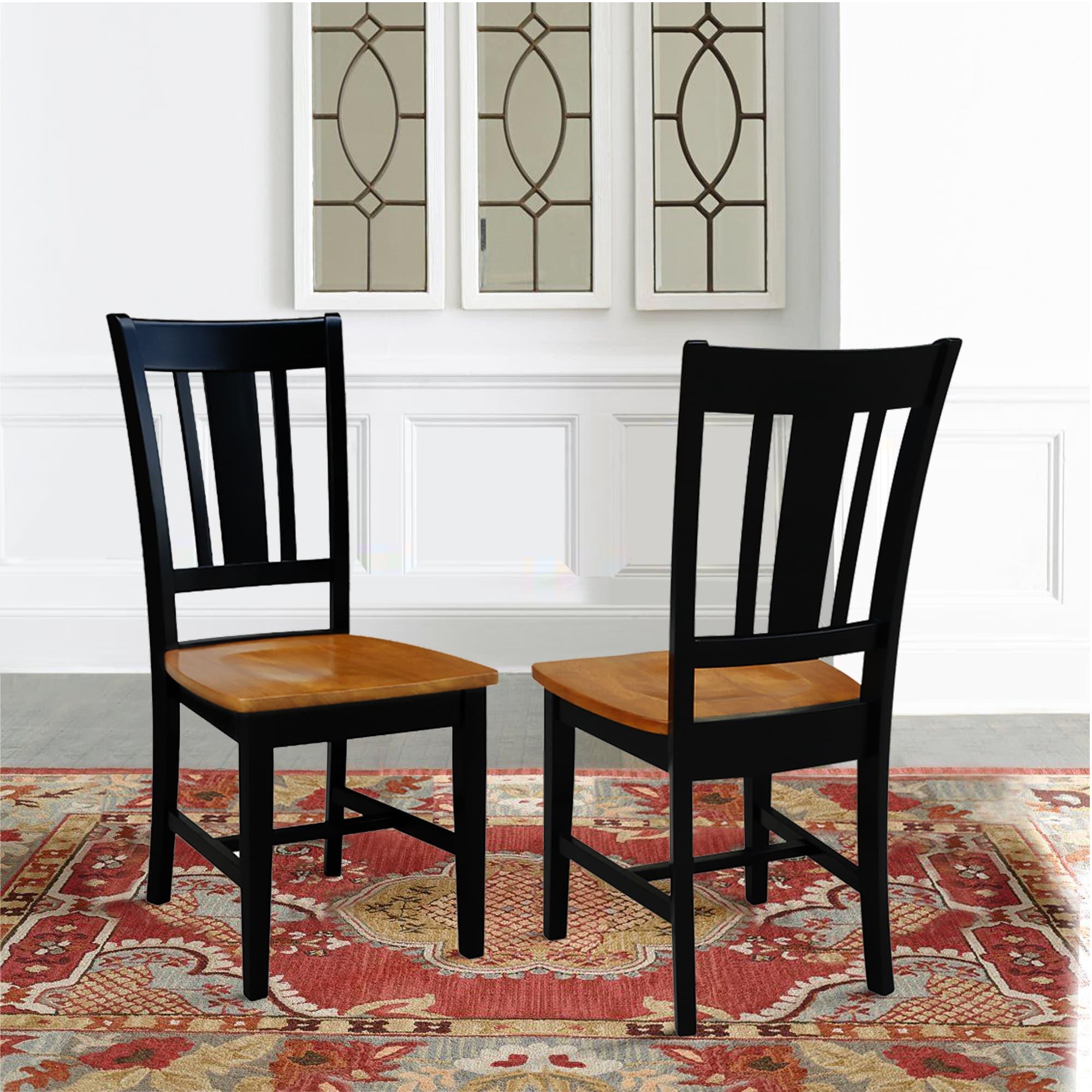 Set of 2 San Remo Splatback Chairs - International Concepts