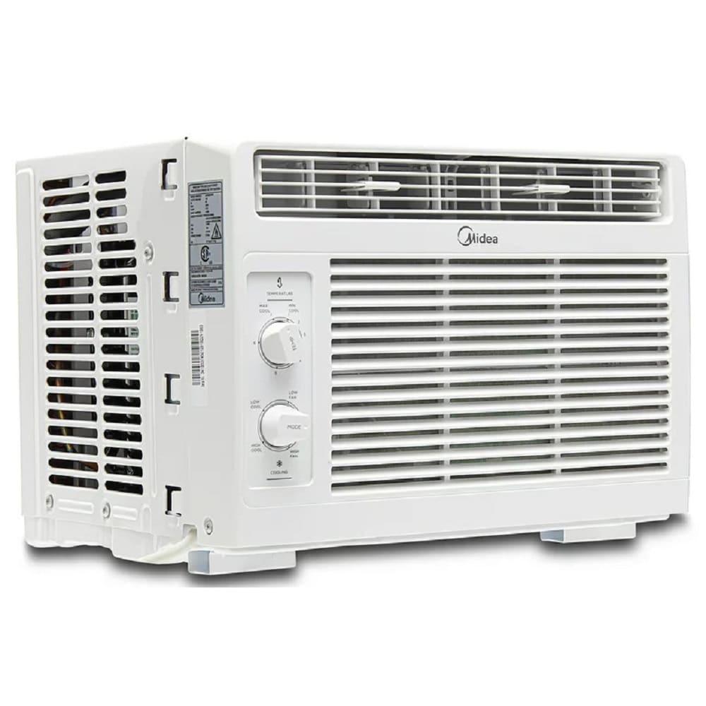 Midea 5,000 BTU 150 Sq ft Mechanical Window Air Conditioner, White, MAW05M1WWT, New