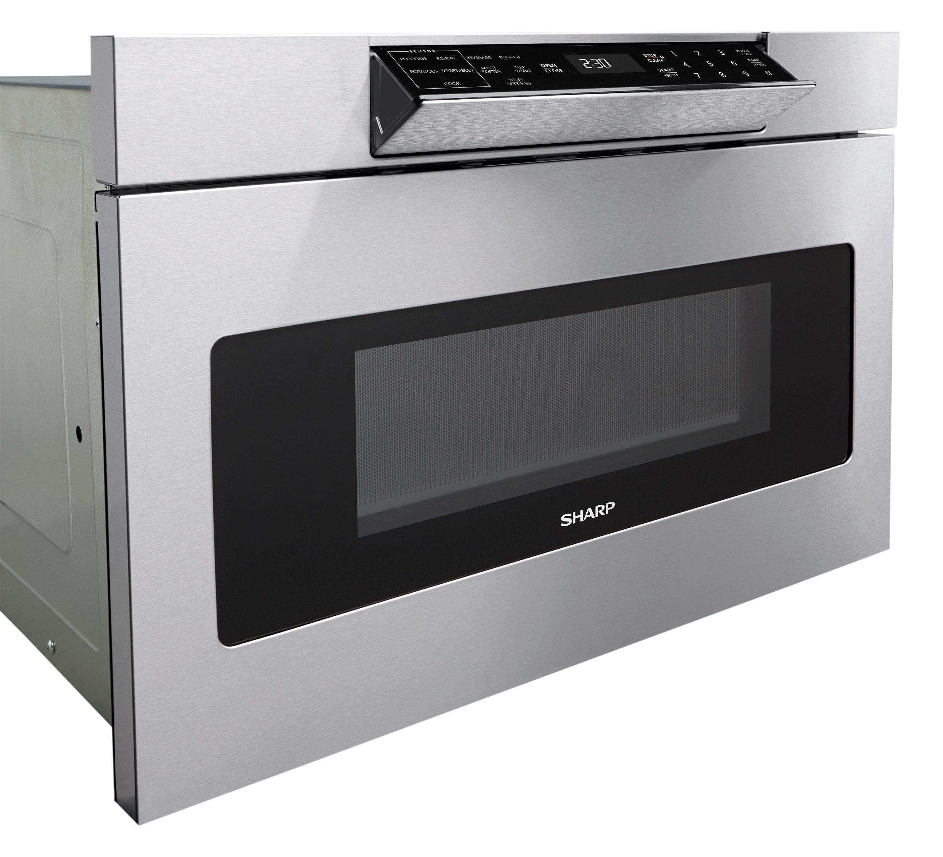 Sharp 23.875-in 1.2-cu ft 950 -Watt Low Profile Microwave Drawer ( Stainless Steel )