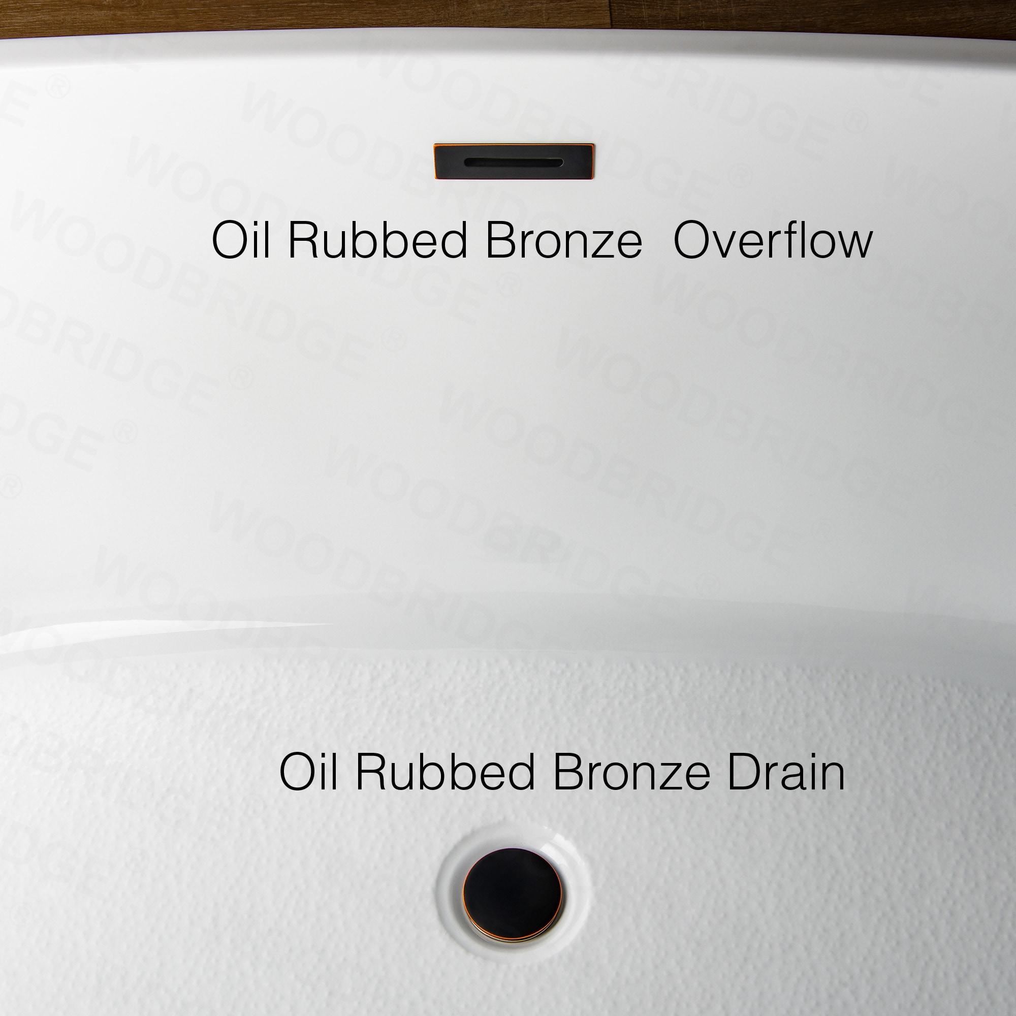 67" x 32" Freestanding Soaking Acrylic Bathtub