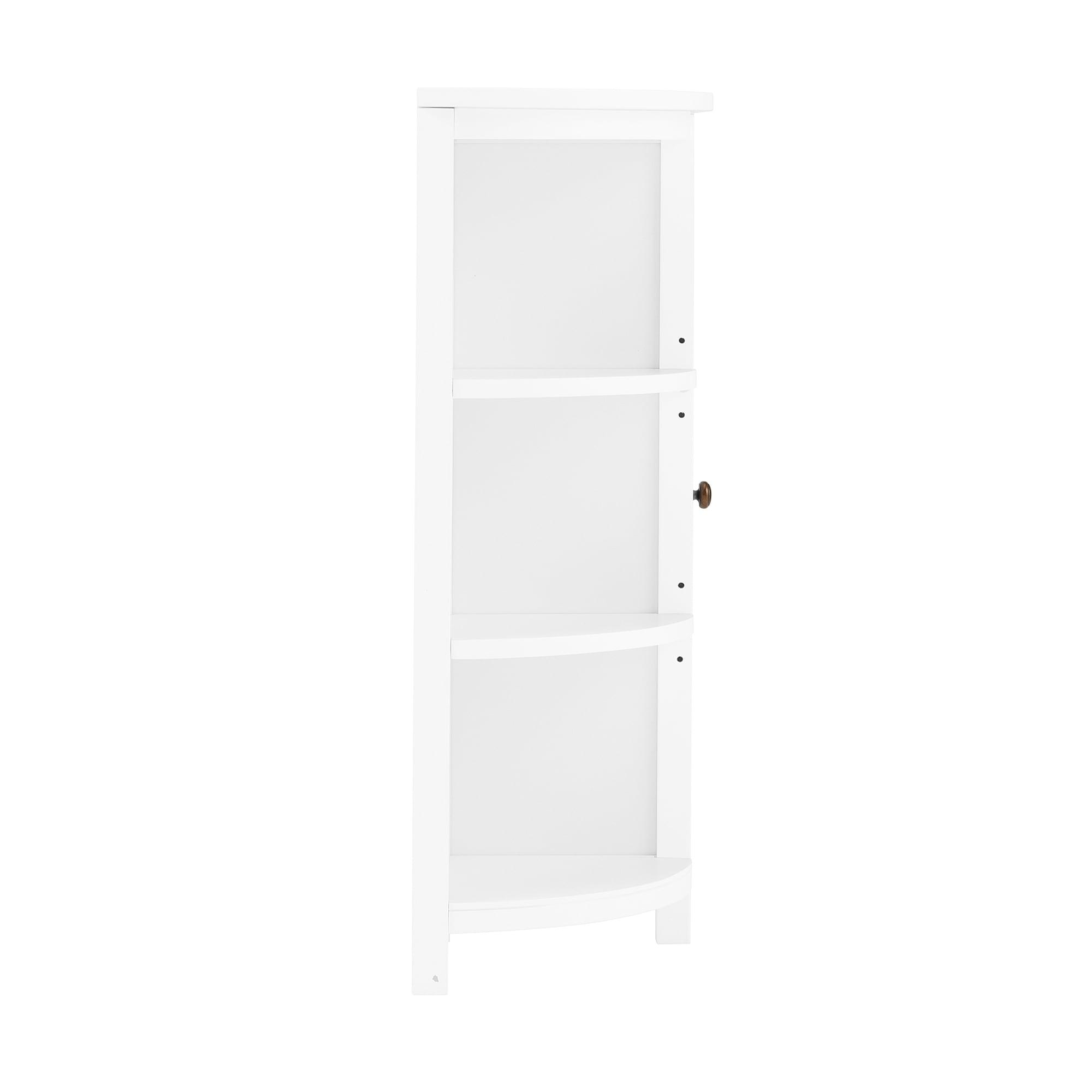 Dover Deluxe Storage Cabinet with Shelving White - Alaterre Furniture