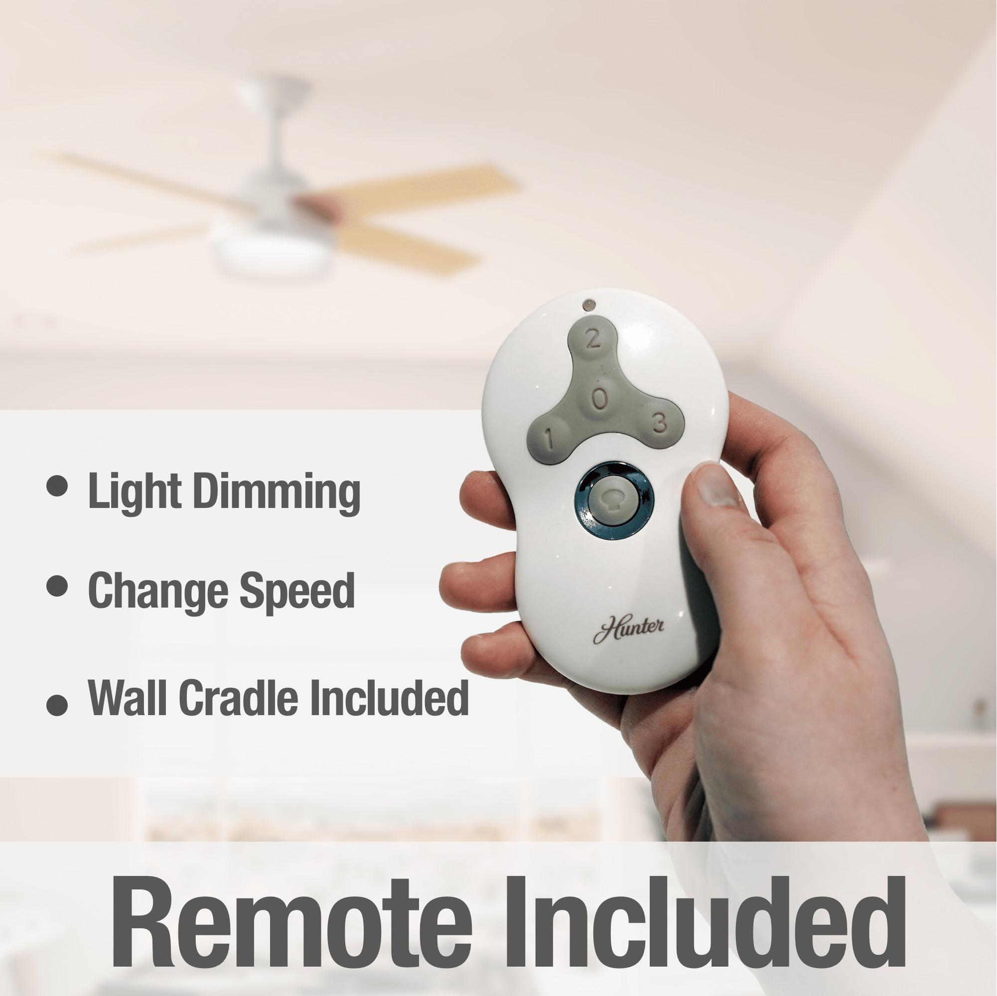 Dempsey 52" 4 - Blade Contemporary Indoor Ceiling Fan with Lights and Remote