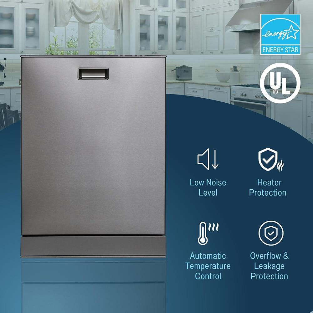 Equator 24 in Dishwasher Top Control 3 Rack 15 place 3.4g QUIET 51 dB 110V EStar