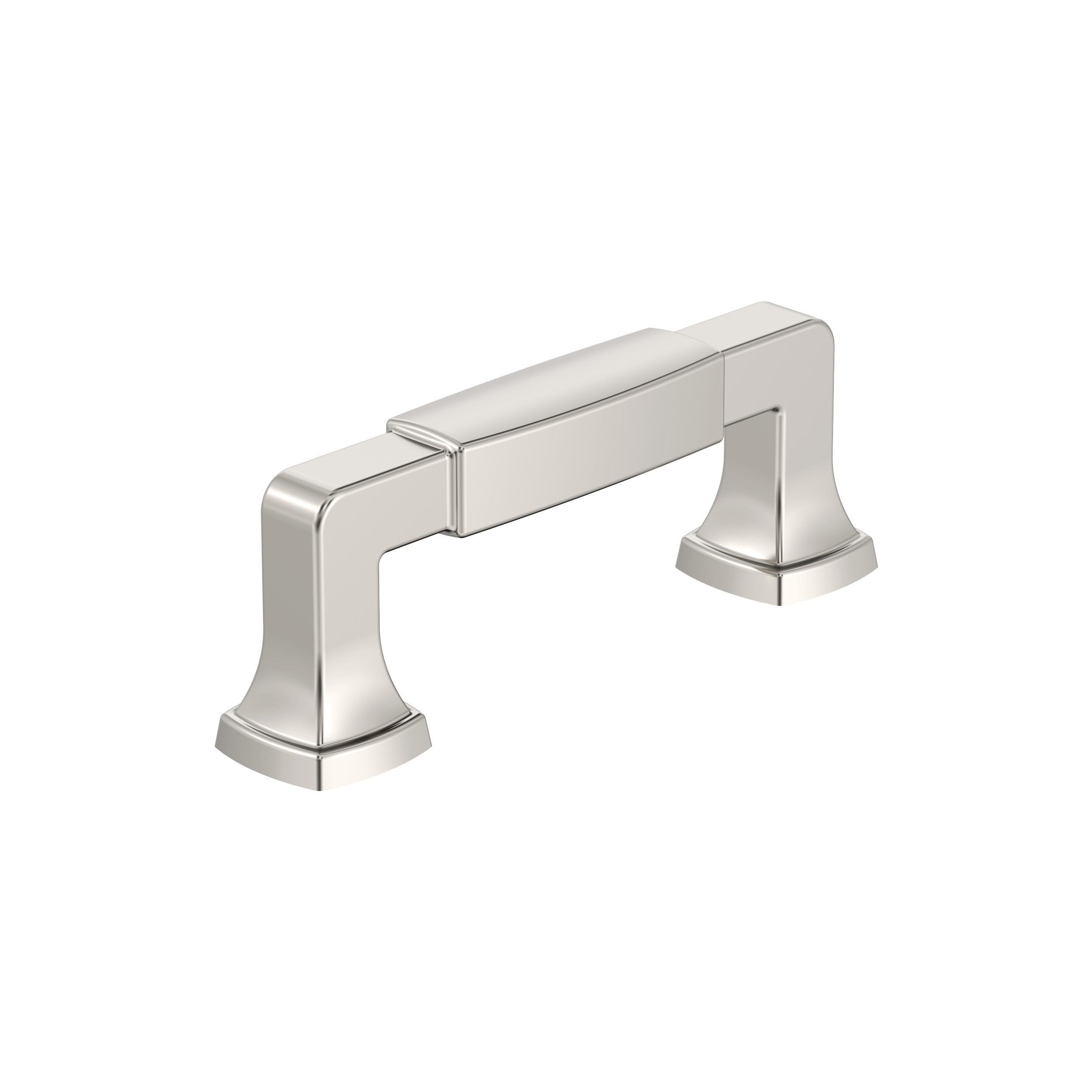 Amerock Stature 3 inch (76mm) Center-to-Center Polished Nickel Cabinet Pull