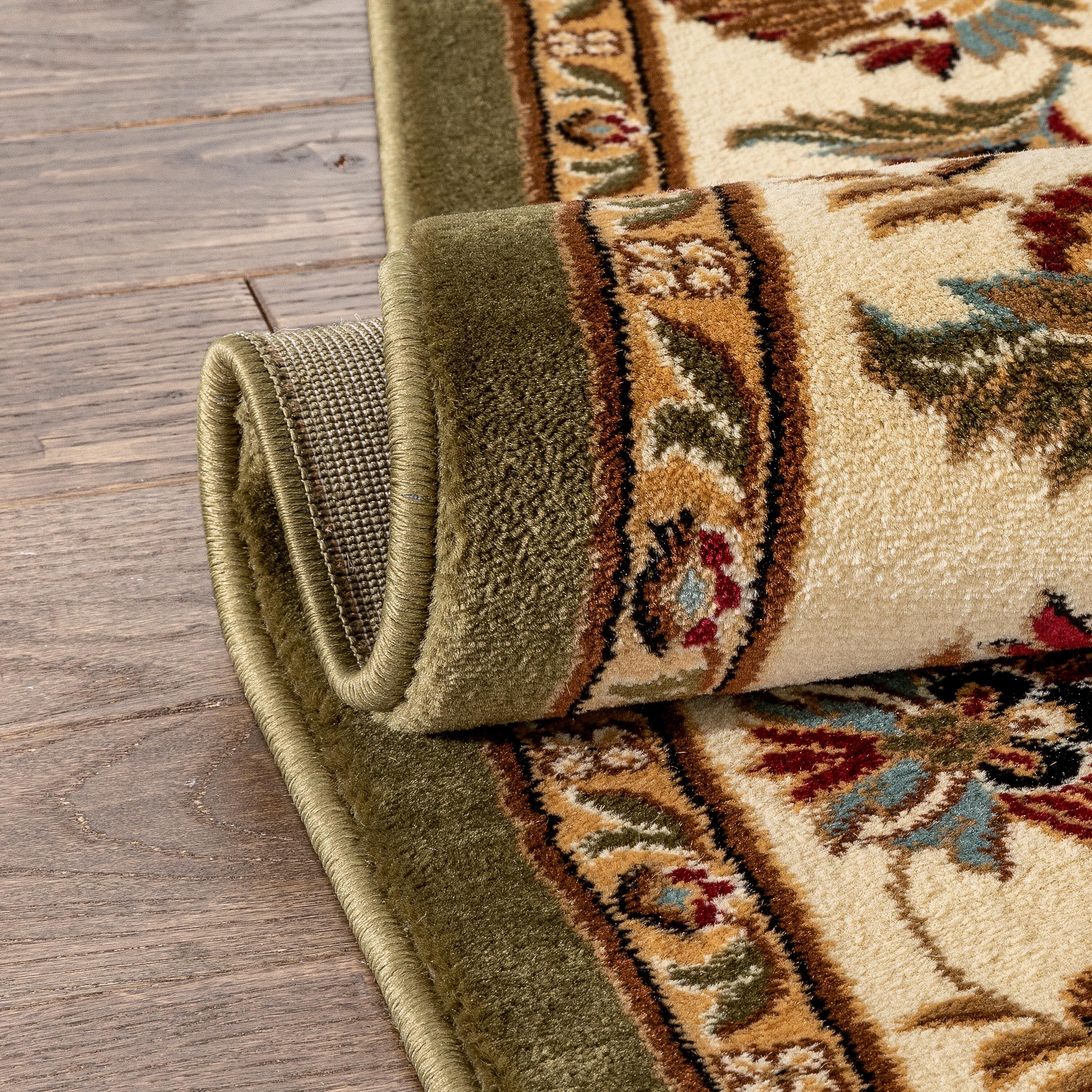 Well Woven Timeless Abbasi Oriental Persian Green 5'3" x 7'3" Area Rug