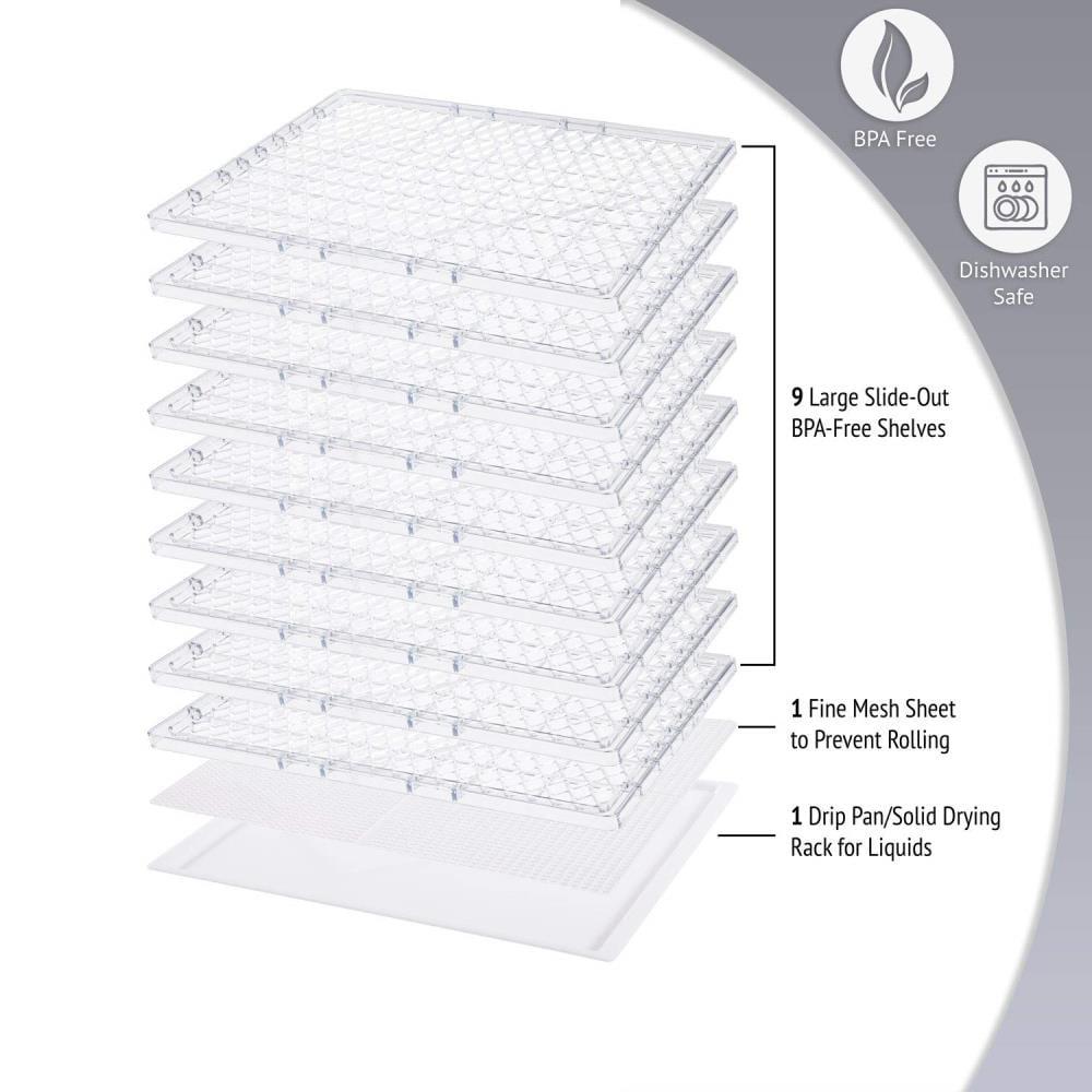 Ivation Ivation 9 Tray 600 Watt Food Dehydrator