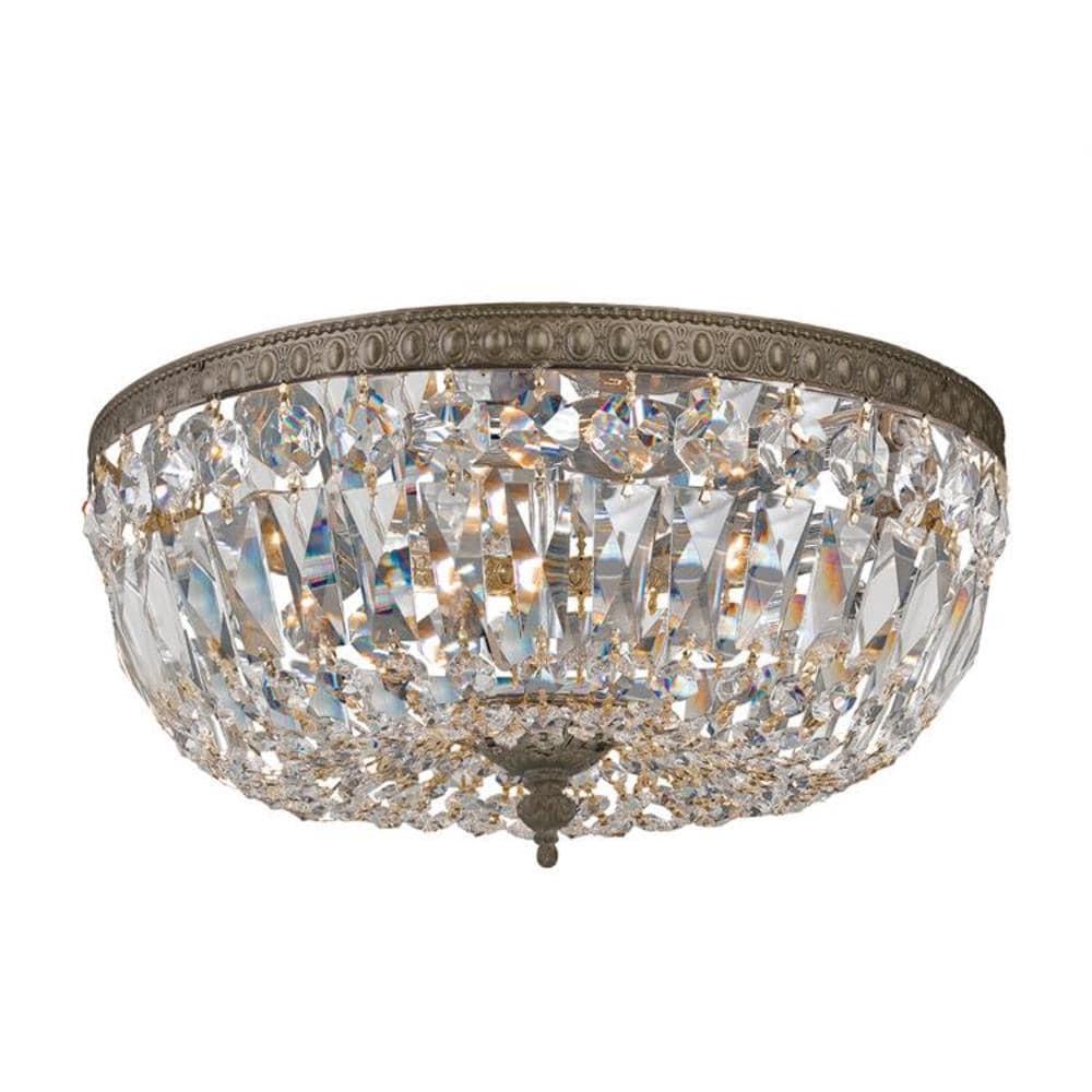 Crystorama Lighting - Three Light Ceiling Mount - Ceiling Mount - Three Light