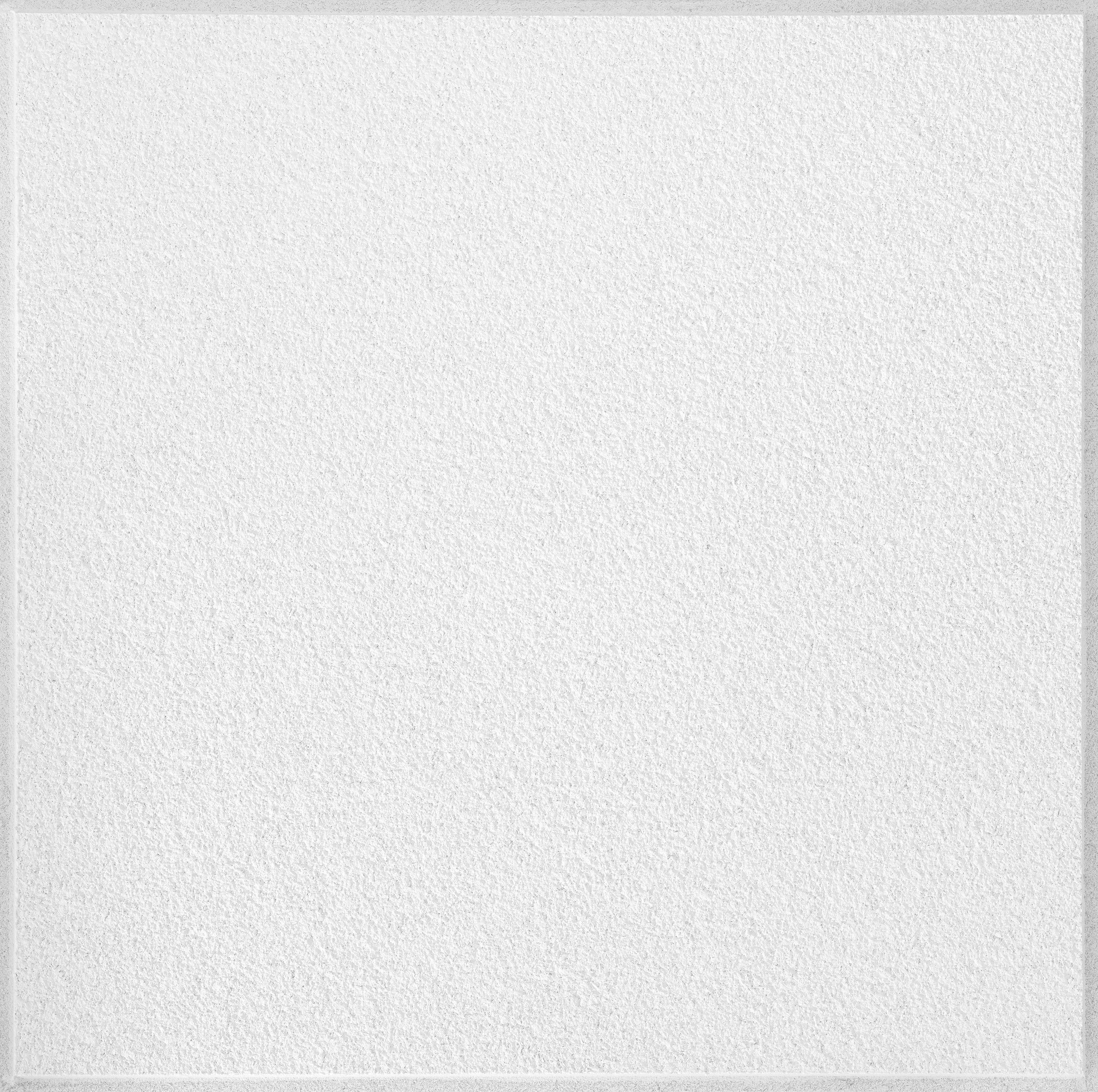24" White Medium Texture Acoustic Ceiling Tile