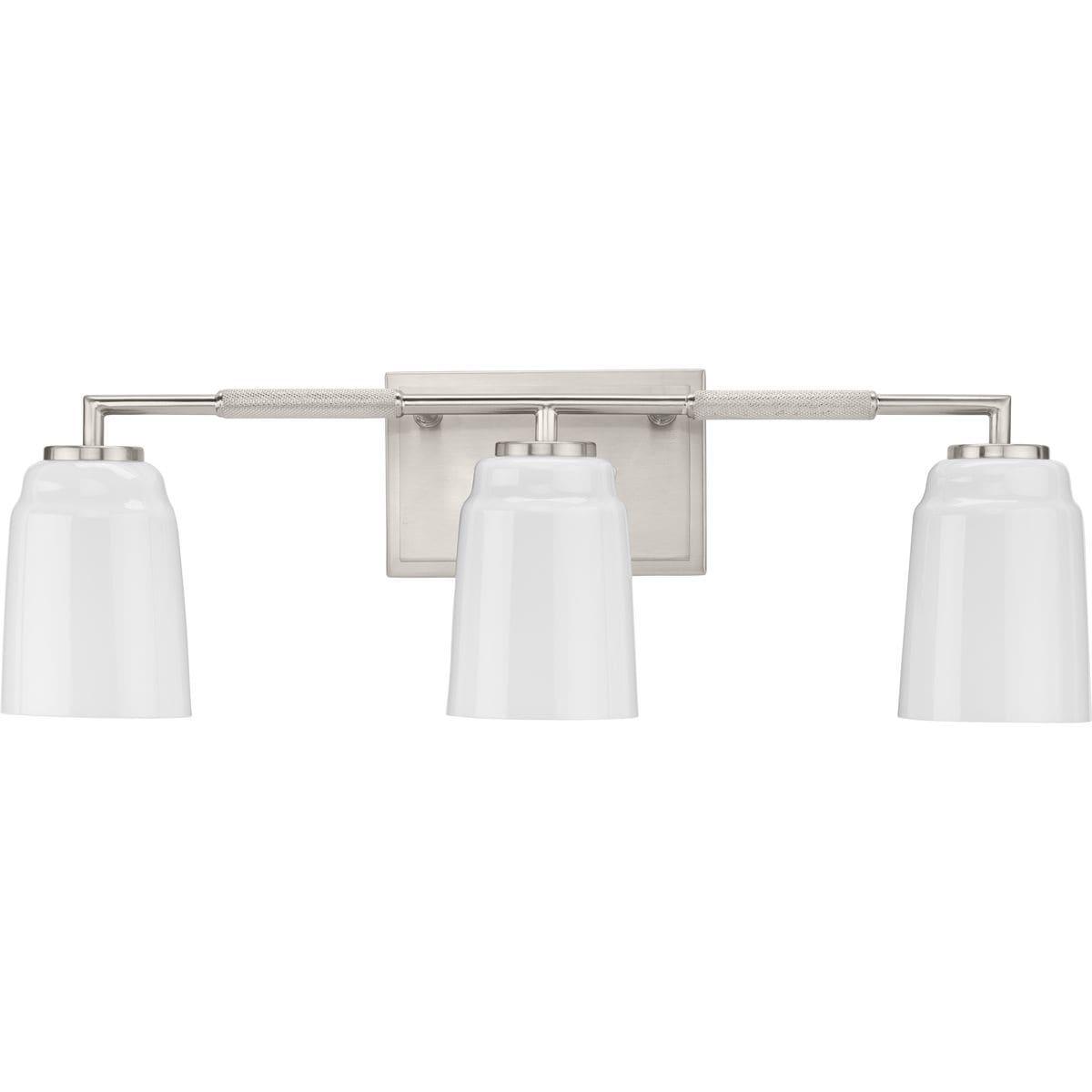 Progress Lighting Spenser 3 - Light Vanity in  Brushed Nickel