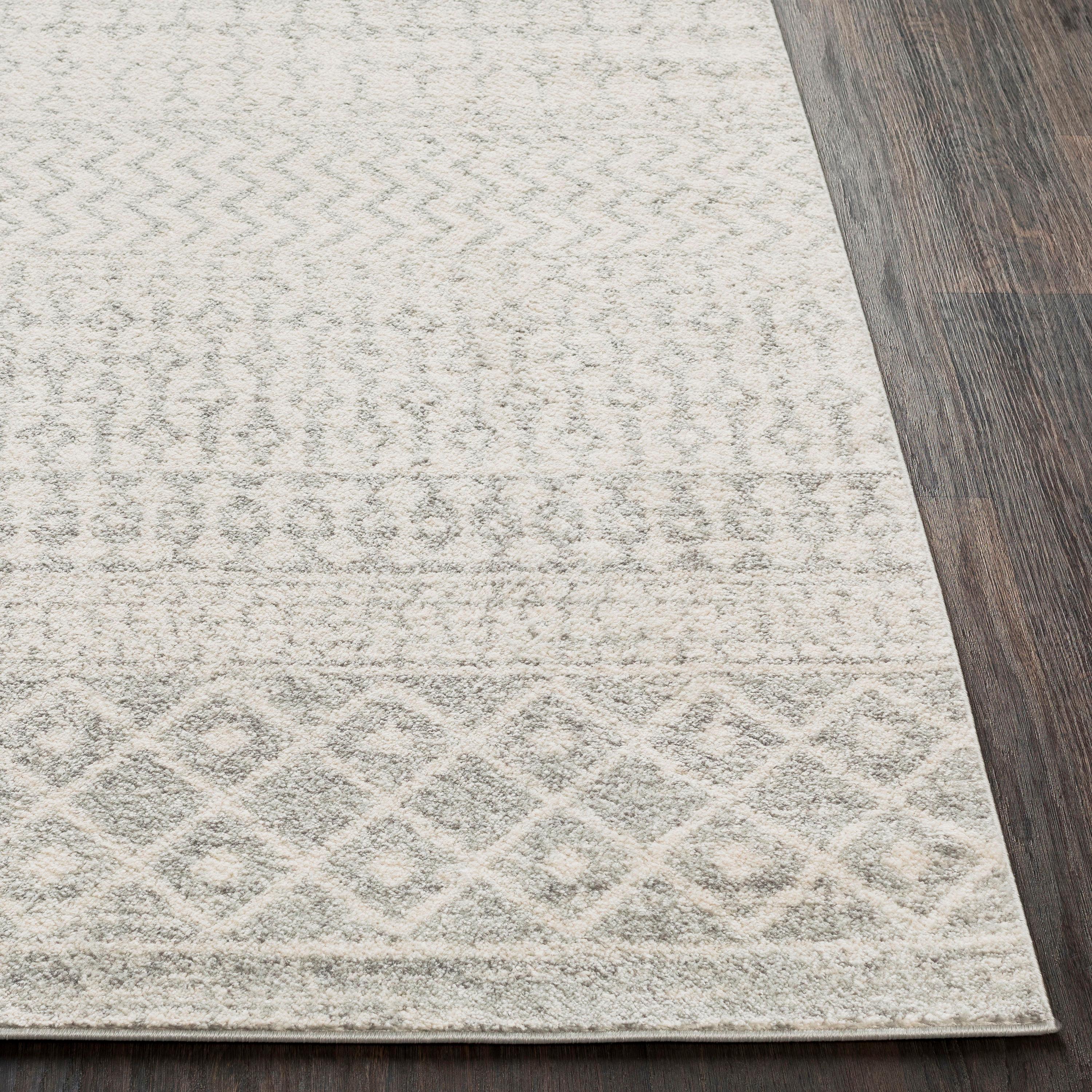 7'10"x10'3" Sweetgum Global Rug Cream - Artistic Weavers: Mid-Century Modern, Fade & Stain-Resistant, Indoor Use
