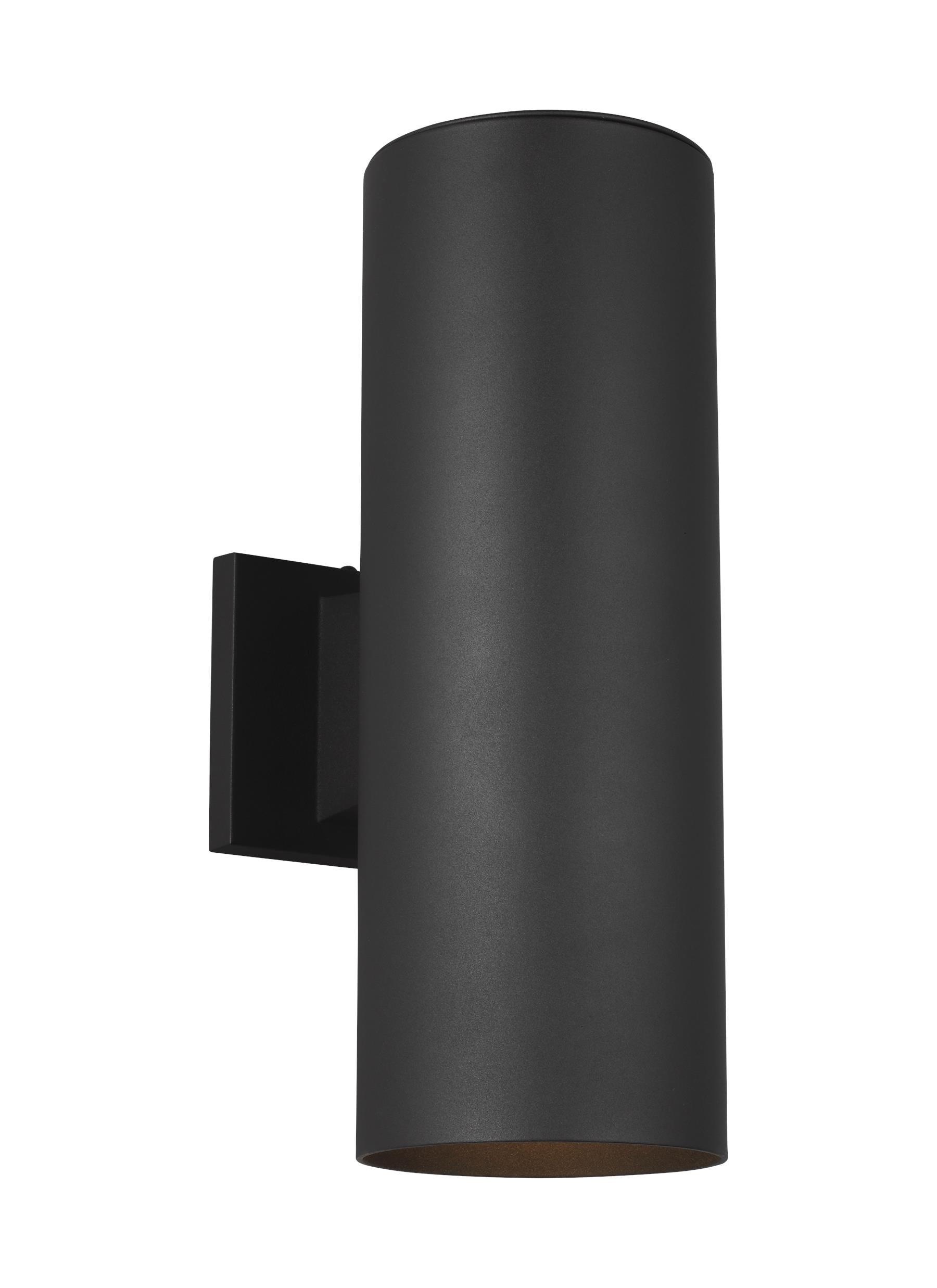 Porcia Outdoor Sconce - Black / 14.25"H