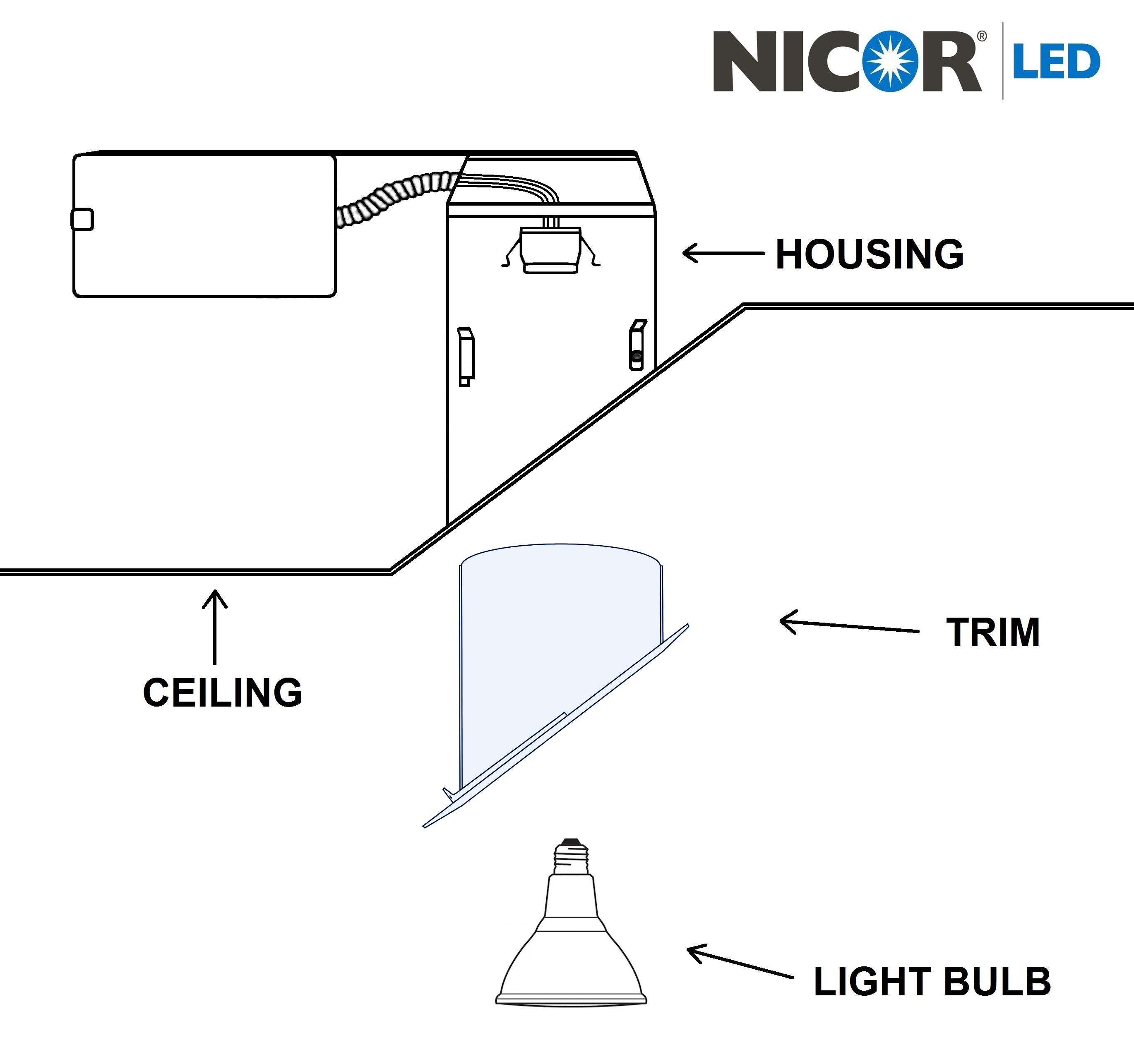 6'' Baffle Recessed Trim