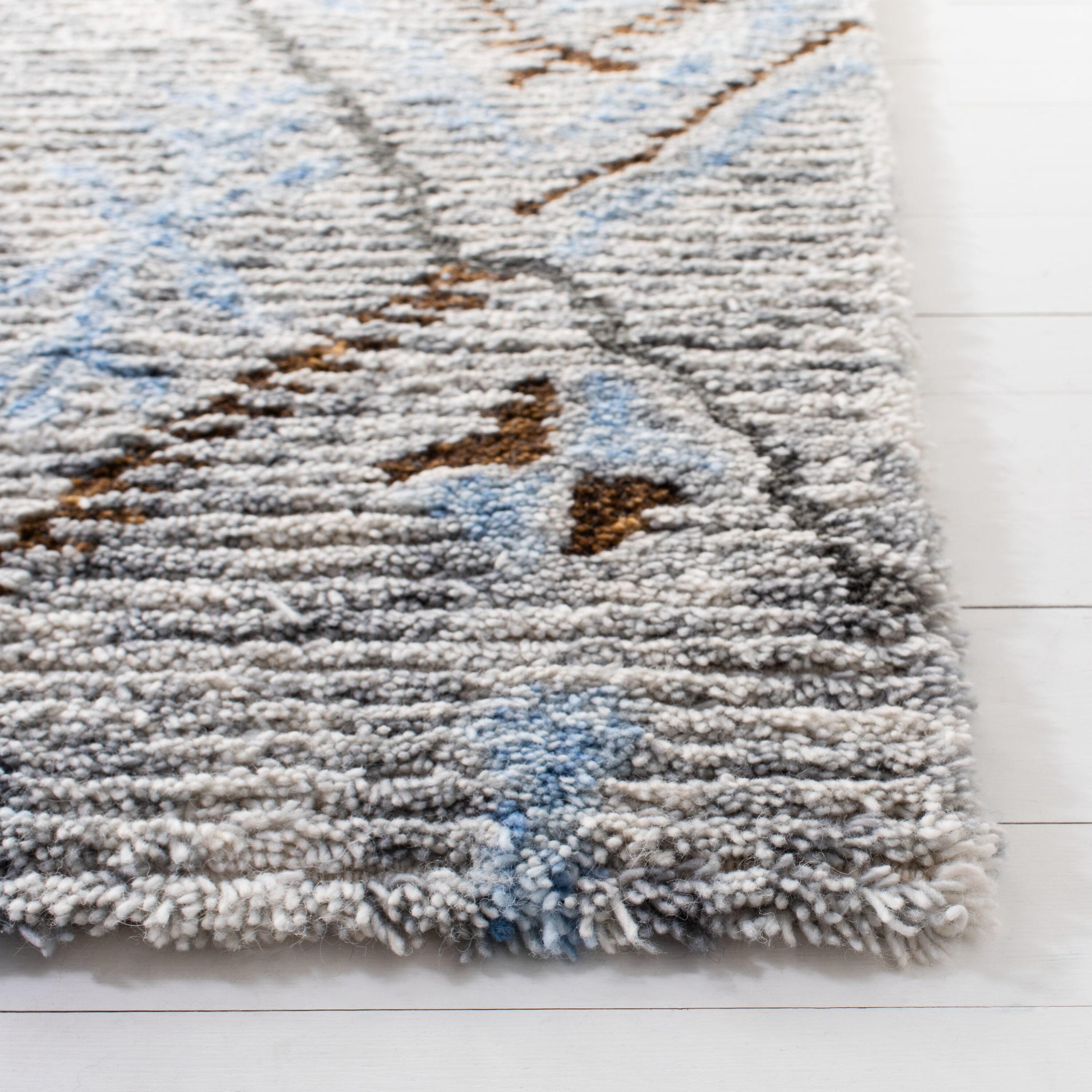 Powell Shag Hand Tufted Wool Southwestern Rug