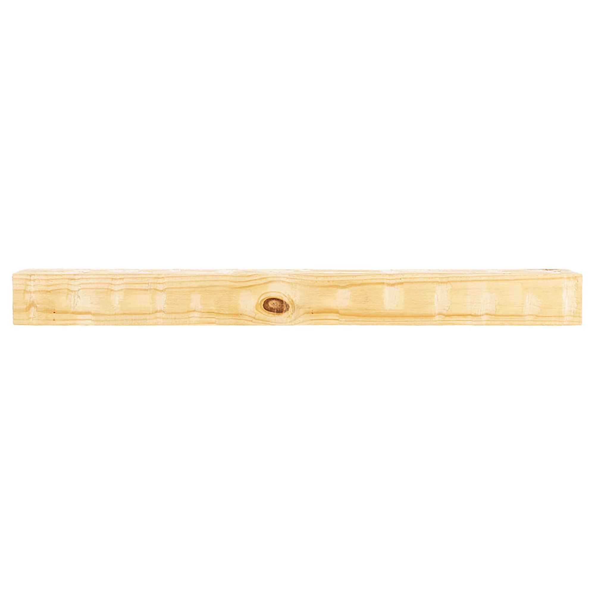 Mantel Directs Country Living Wood Fireplace Mantel Shelf - Bodie Rustic Hand Distressed Pine With Worn, Reclaimed Log Look; For Fireplaces, Hearths & Décor
