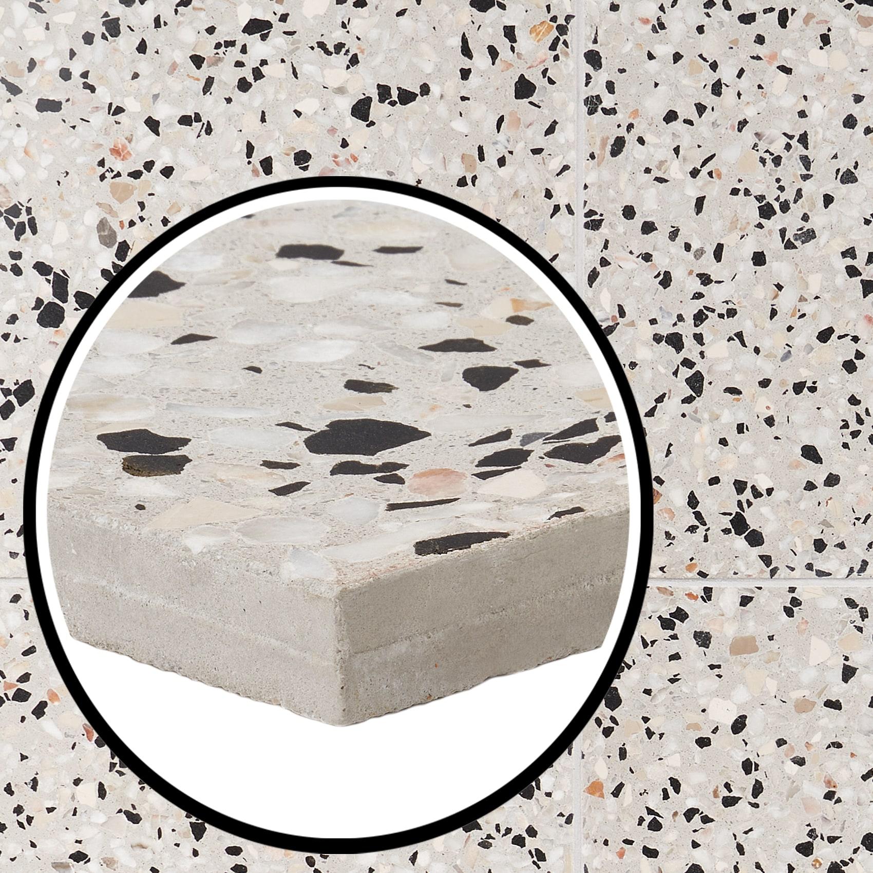 Durham 16.14 in. x 16.14 in. Polished Terrazzo Floor and Wall Tile (3.61 Sq. Ft. / Case)