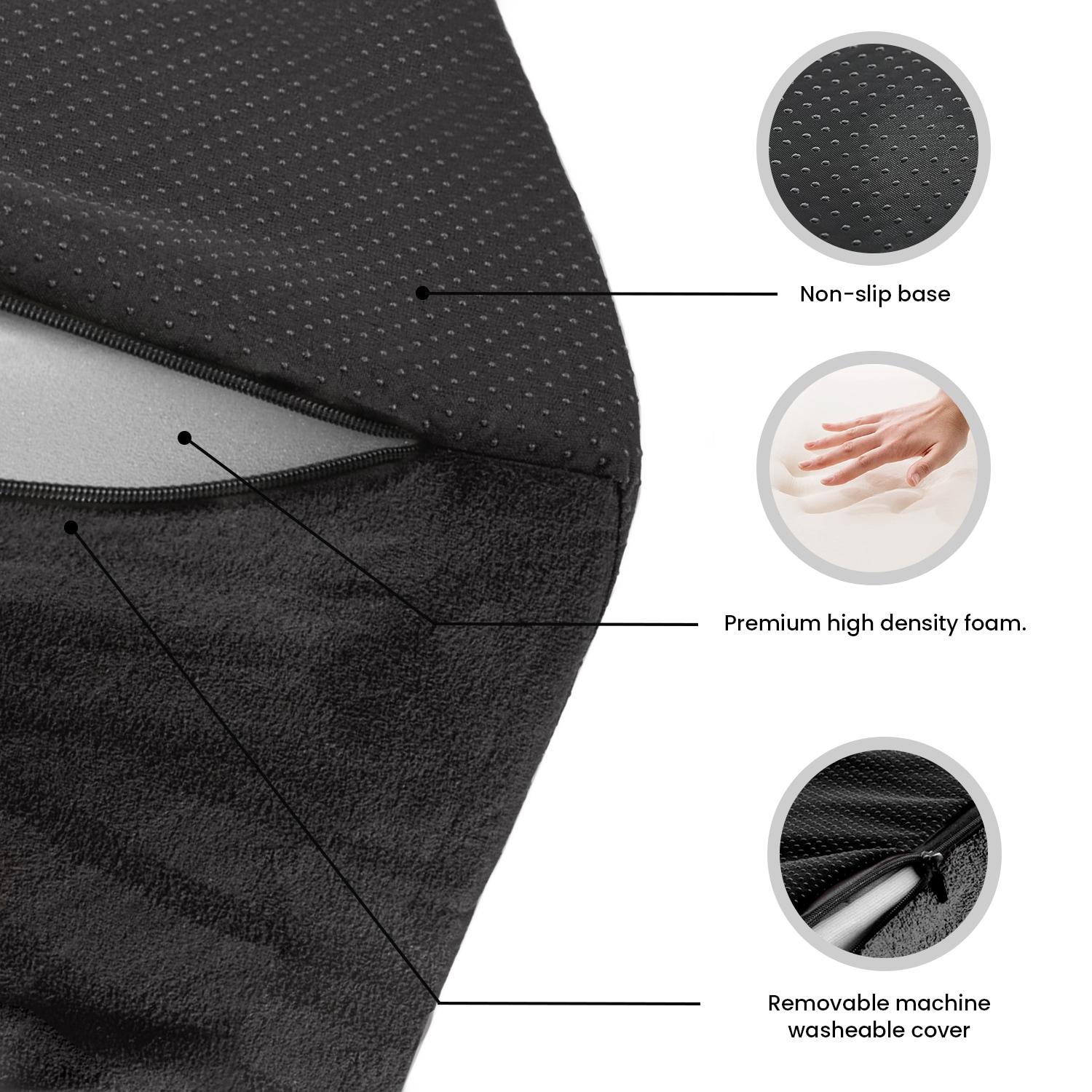 High Density Plaid Foam 4 Steps Pet Dog Stairs