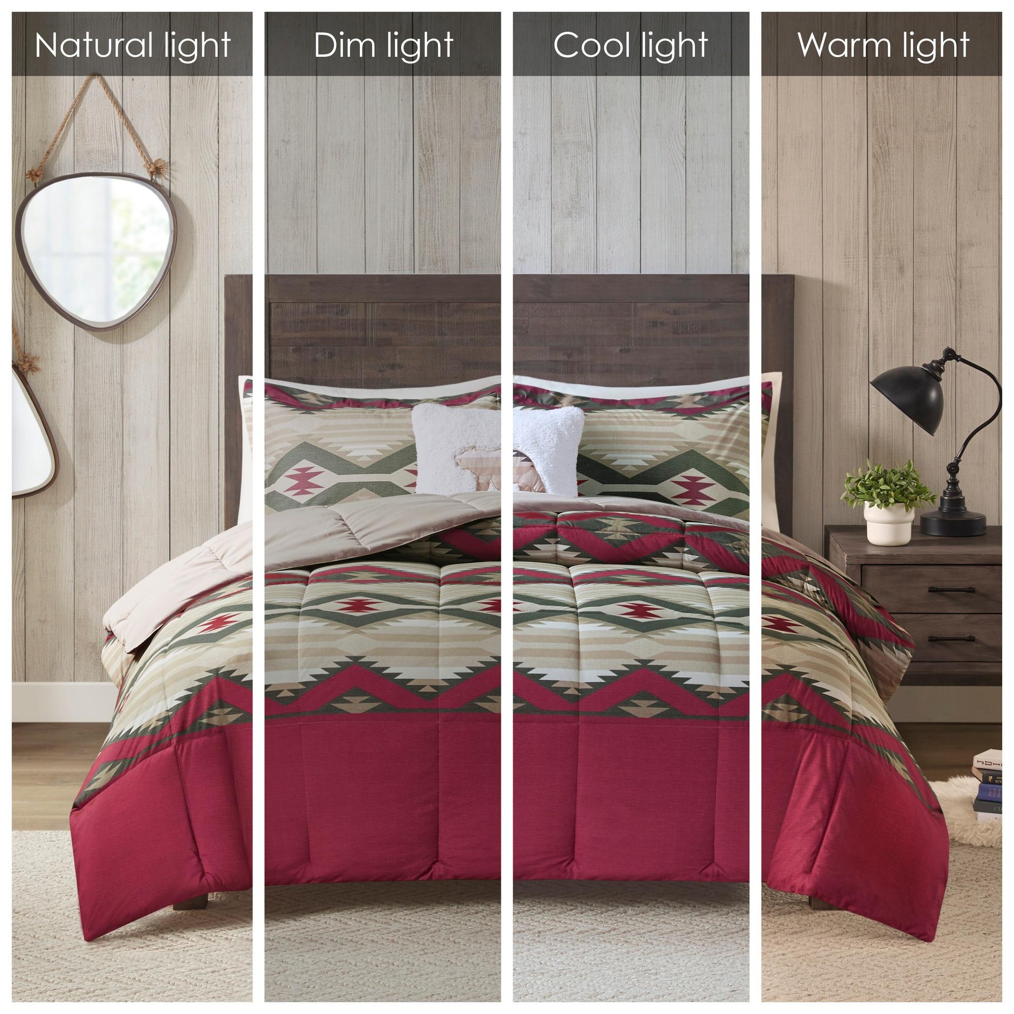 Woolrich Woolrich Emmet Creek Down Alternative Comforter Set with Throw Pillow