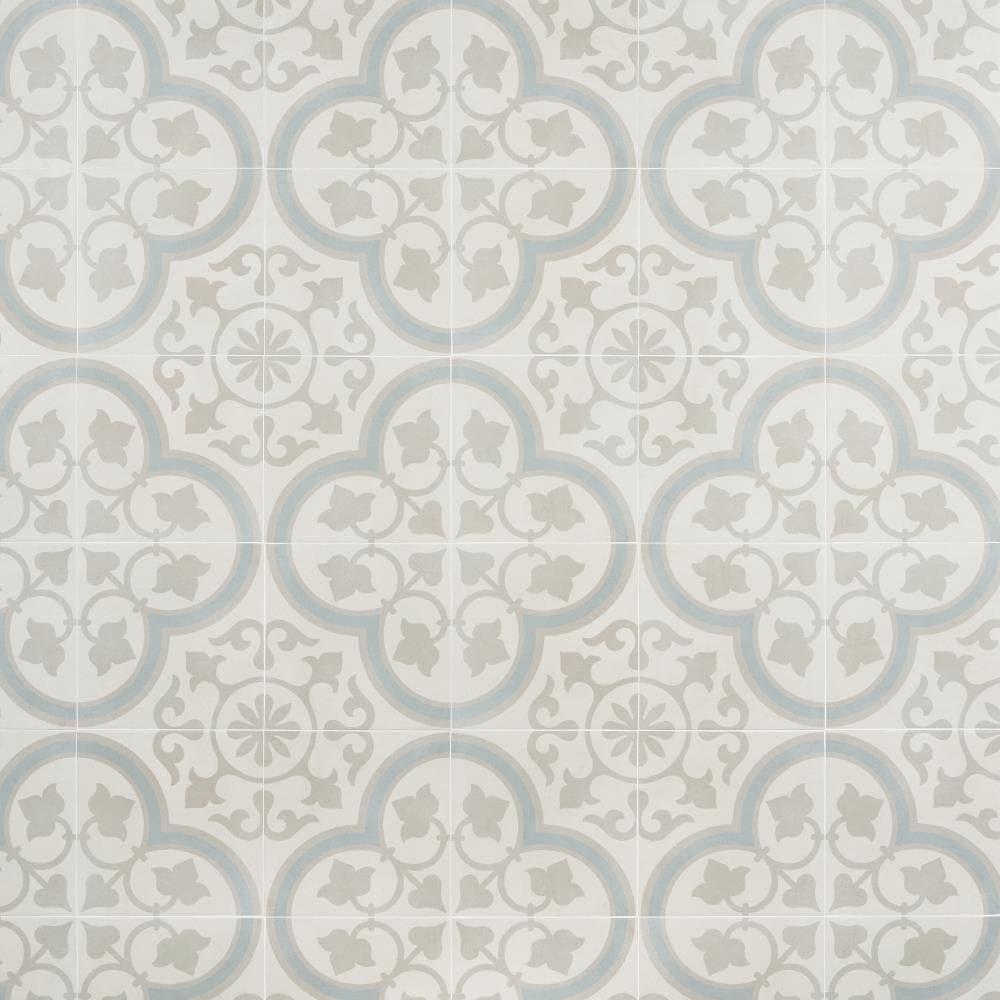 Plumeria 9" x 9" Porcelain Field Tile (10.65 sq. ft./ Case)