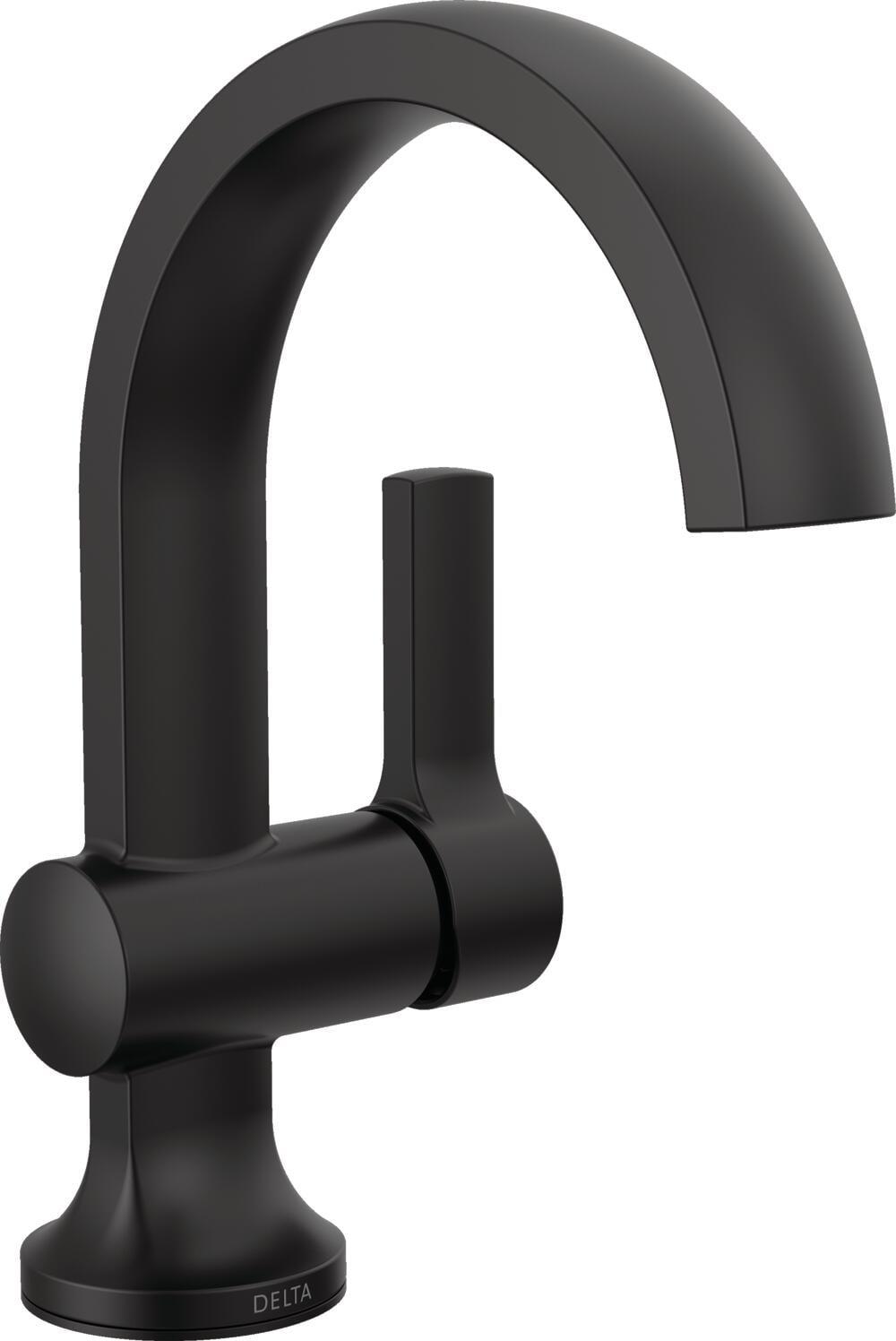 Albion Single Hole Bathroom Faucet with Drain Assembly, Single Handle Bathroom Sink