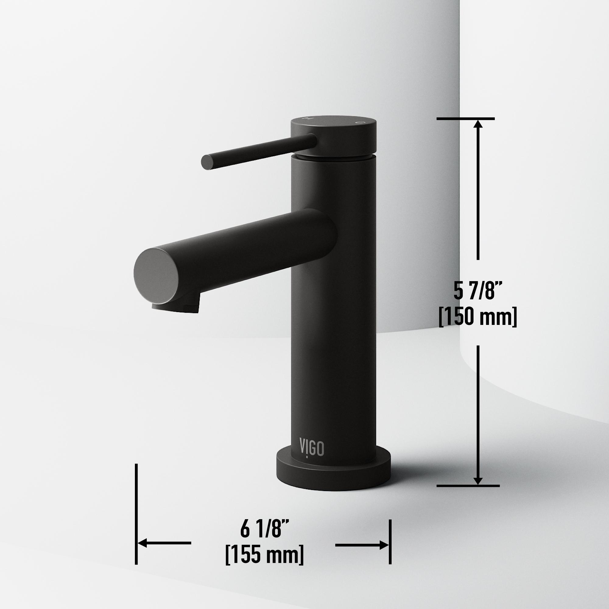 Jewel 6 in. H Single-Hole Single Handle Bathroom Faucet
