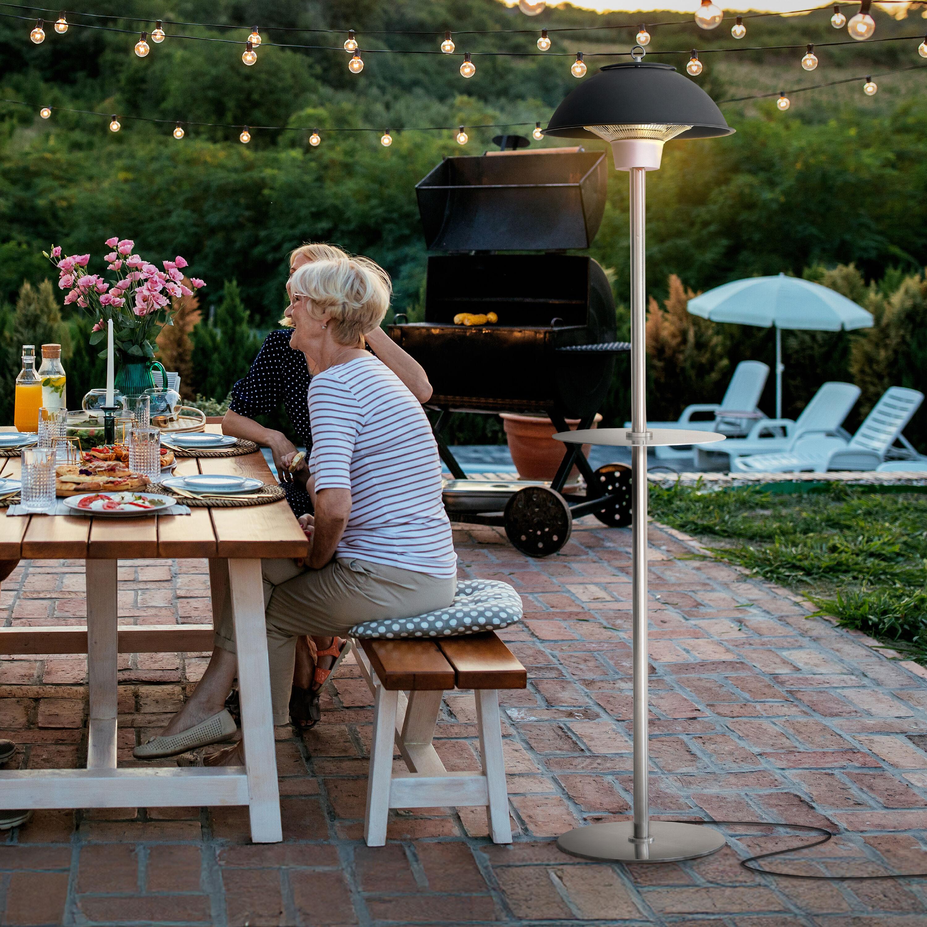 Hanover Hanover Electric Carbon Infrared Heat Lamp with Built-in Table