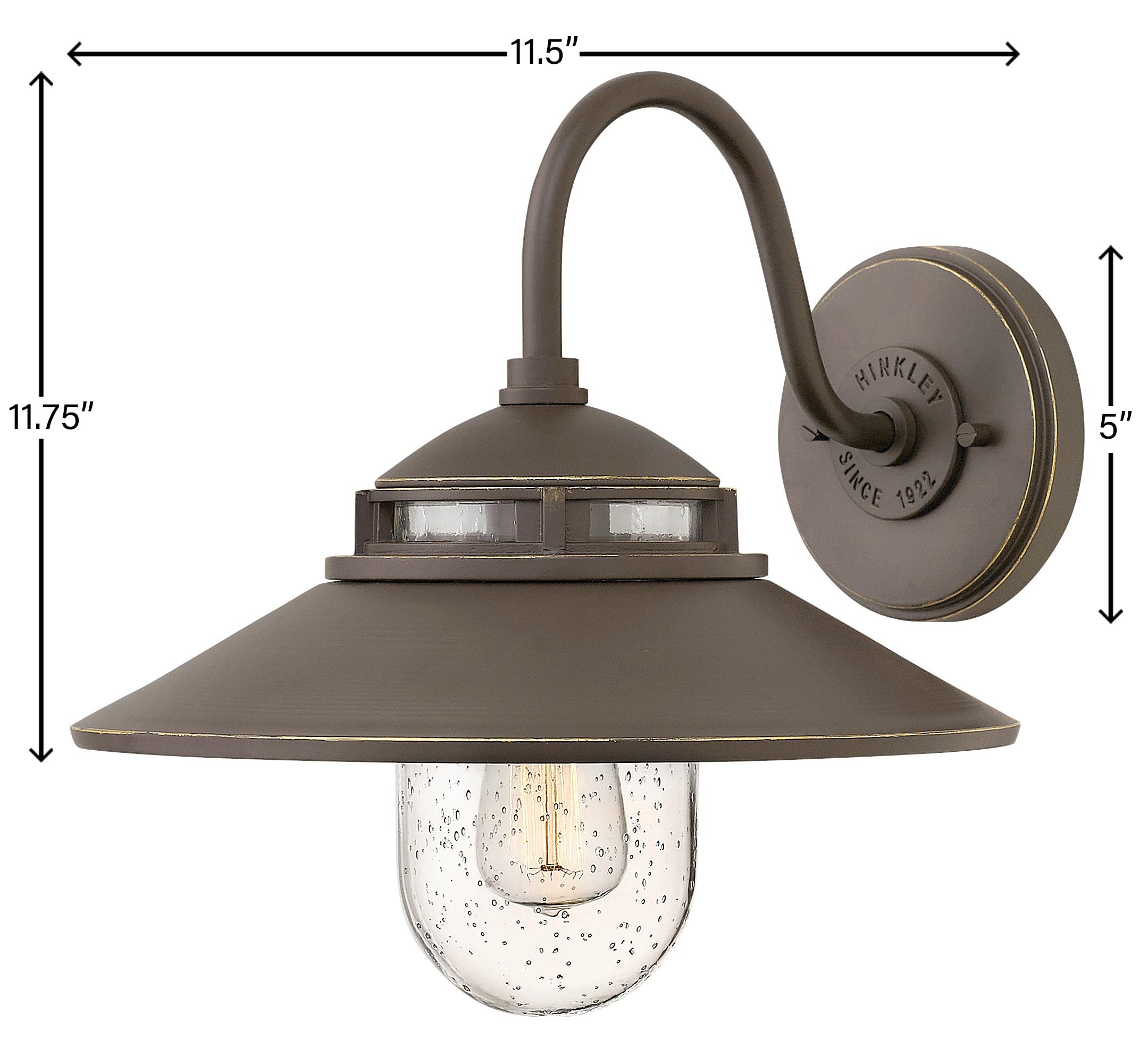 Hinkley Lighting - Atwell - 1 Light Small Outdoor Wall Sconce in Traditional and