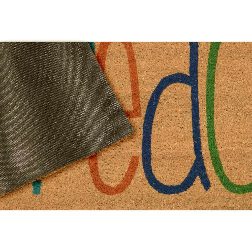 The Rug Department Liora Manne Natura Peace Outdoor Door Mat Natural