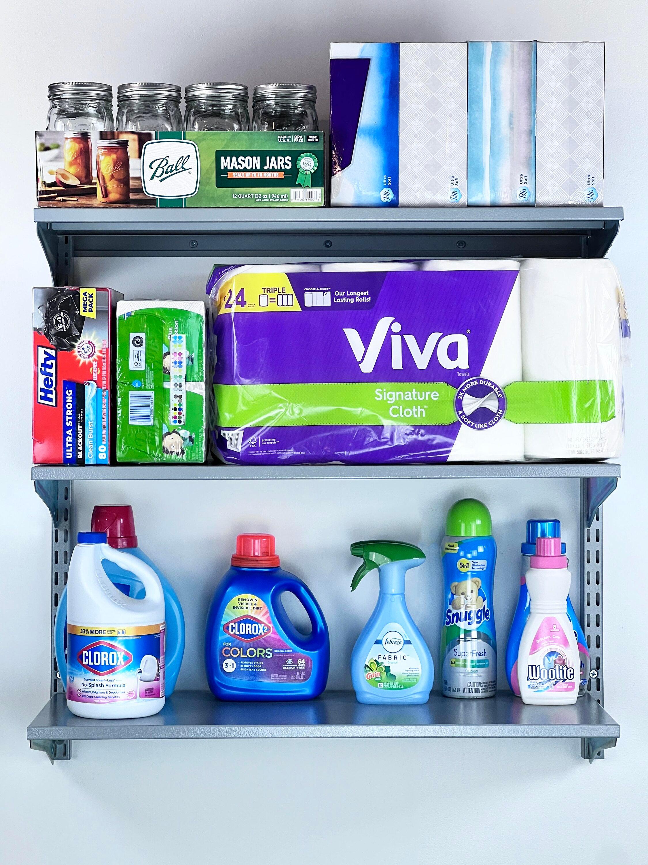 33'' W Steel Height -Adjustable Storage Rack