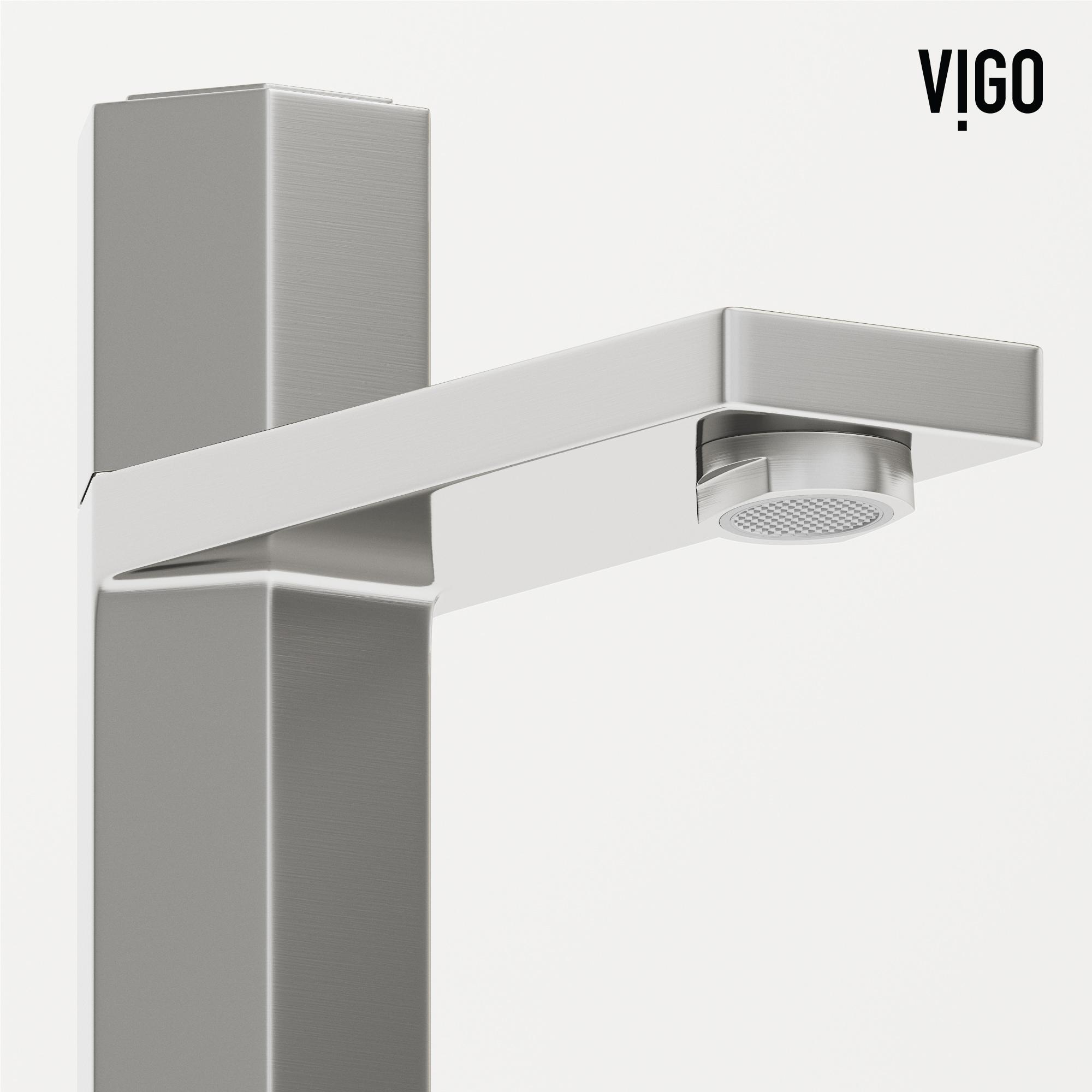 Nova 8" H Single Handle Single Hole Bathroom Faucet