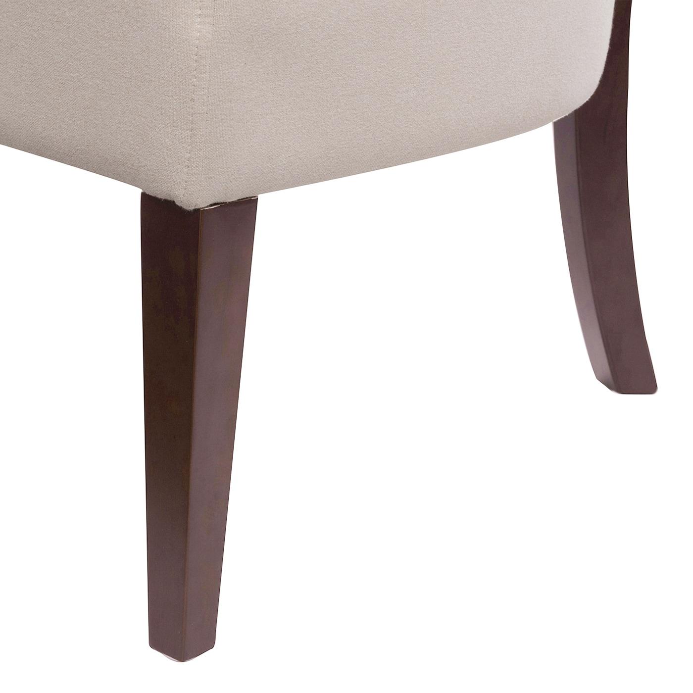 Jennifer Taylor Home Jared Roll Arm Tufted Polyester Fabric Bench, Sky Neutral Beige
