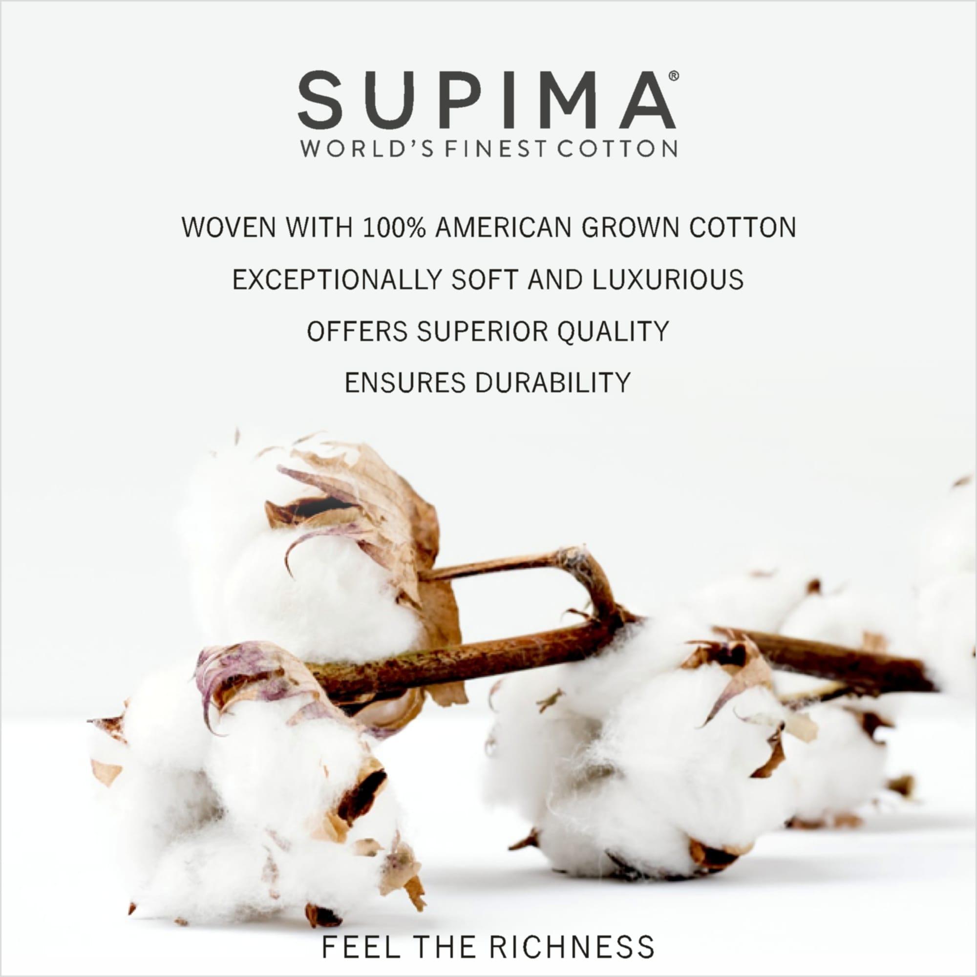 Ultra-Soft & Silky 800TC Premium-Quality Supima Cotton Sheet Set