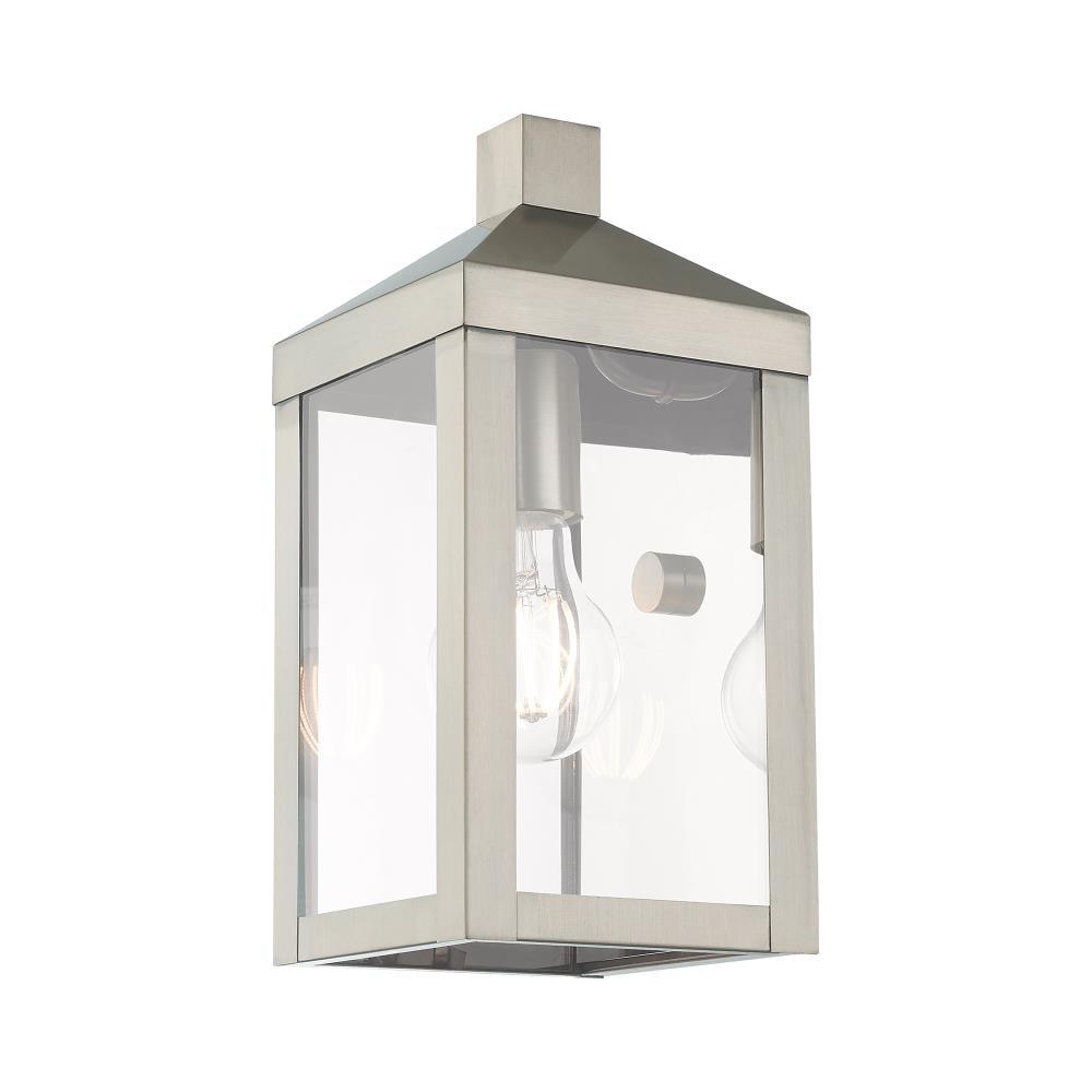 Livex Lighting Nyack 1 - Light Wall Light in  Brushed Nickel