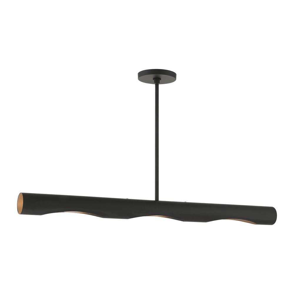 Livex Lighting Novato 3 - Light Chandelier in  Black