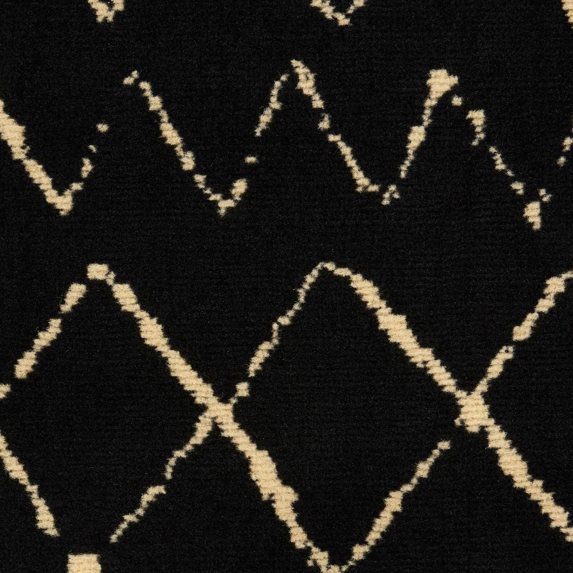 Nourison Grafix Black Area Rug GRF04 7'10"X9'10"
