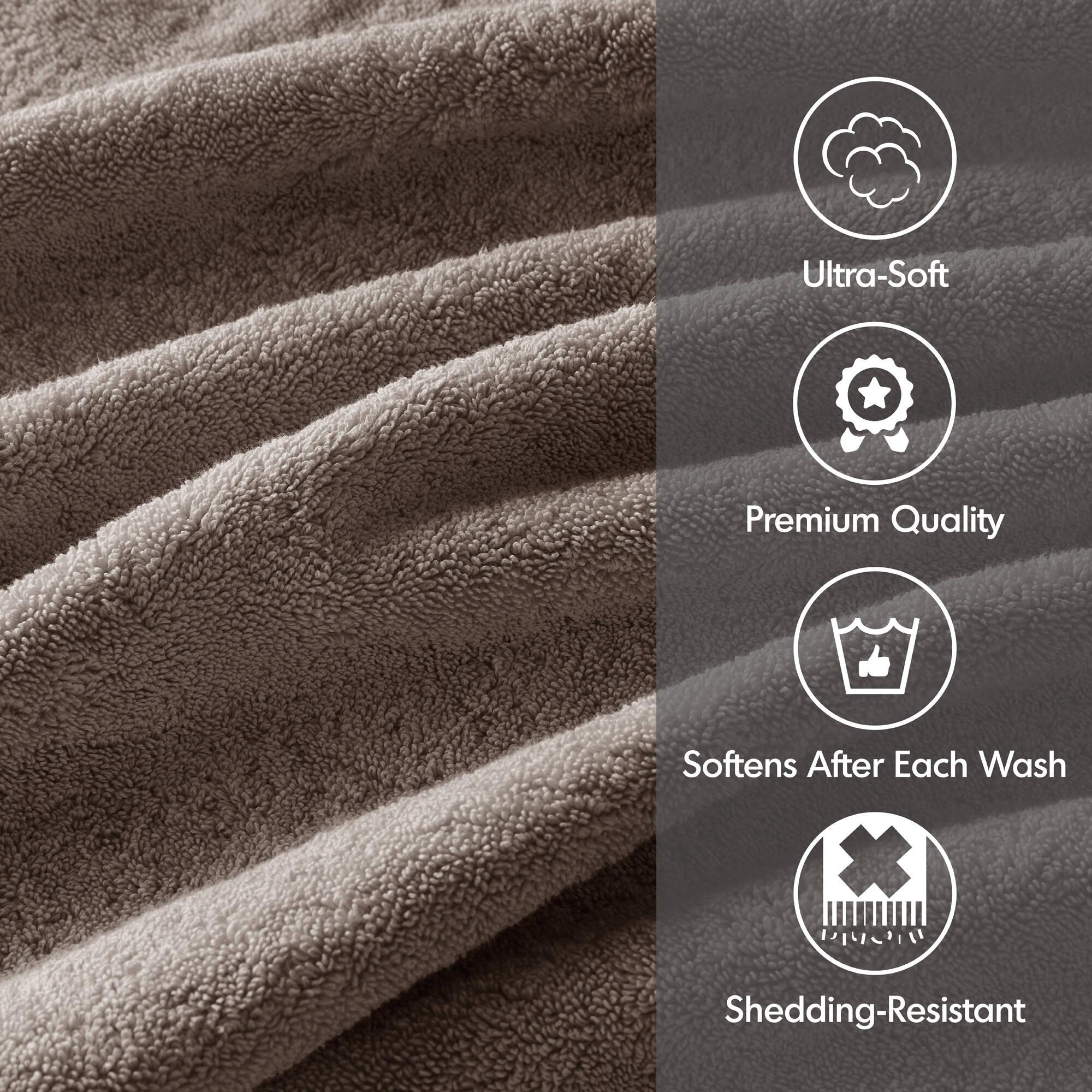 Madison Park Signature 800GSM Ultra-Soft 100% Cotton Absorbent Towel Set
