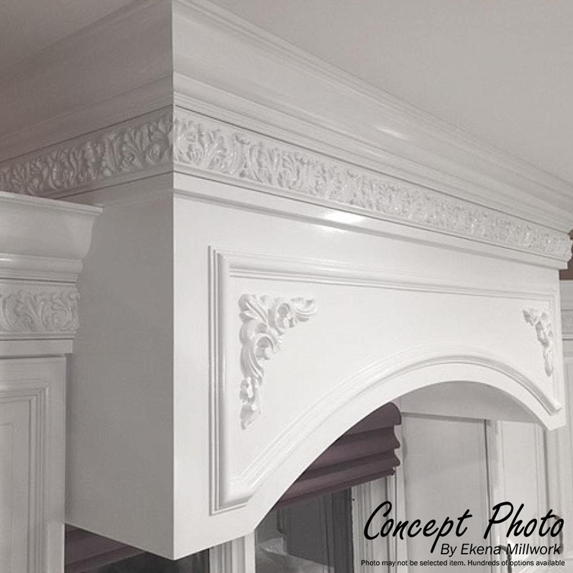 Ekena Millwork 4"H x 3/8"P x 94 1/2"L Fluted Panel Moulding